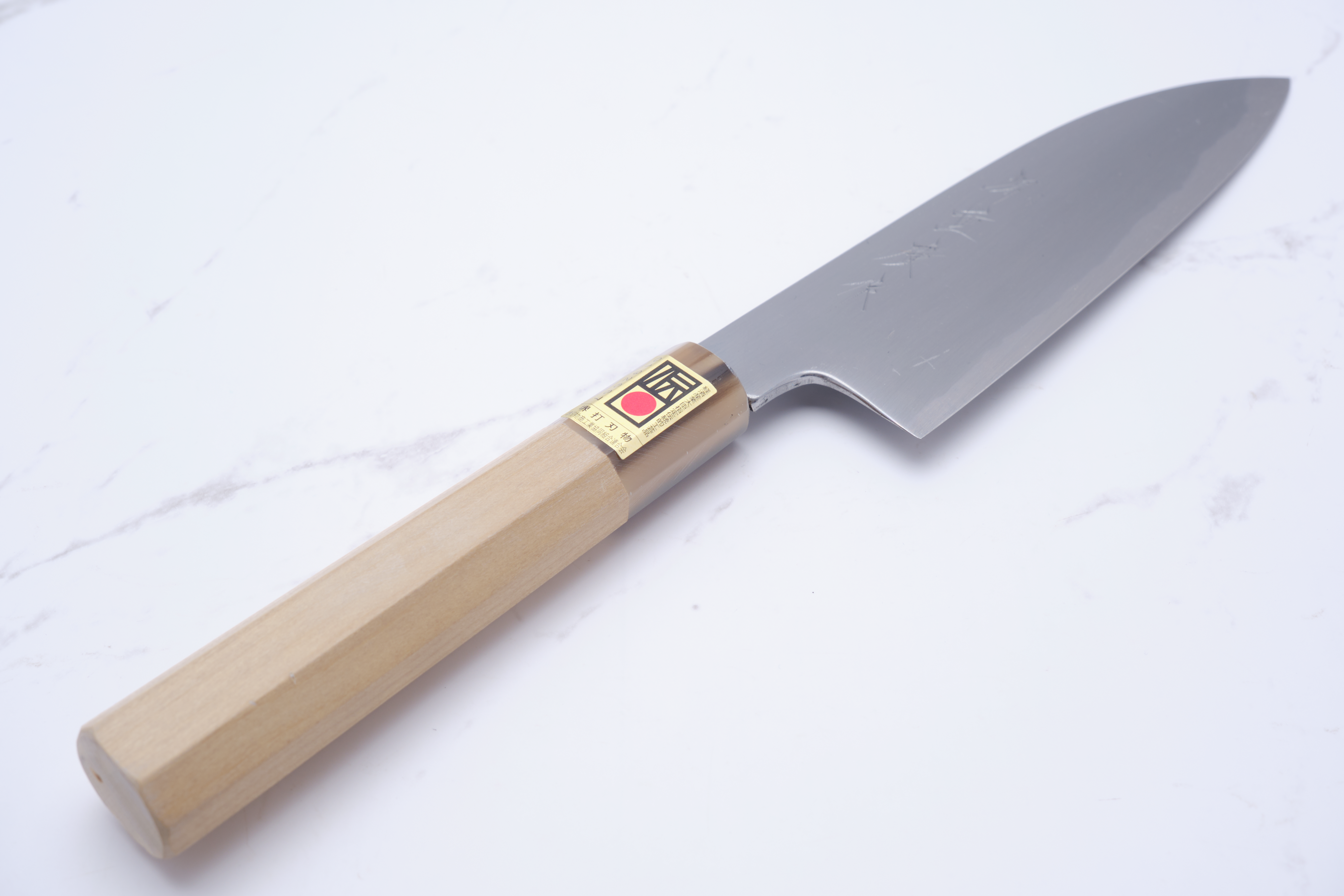 Shigehiro Kasahara 165mm Santoku White-2