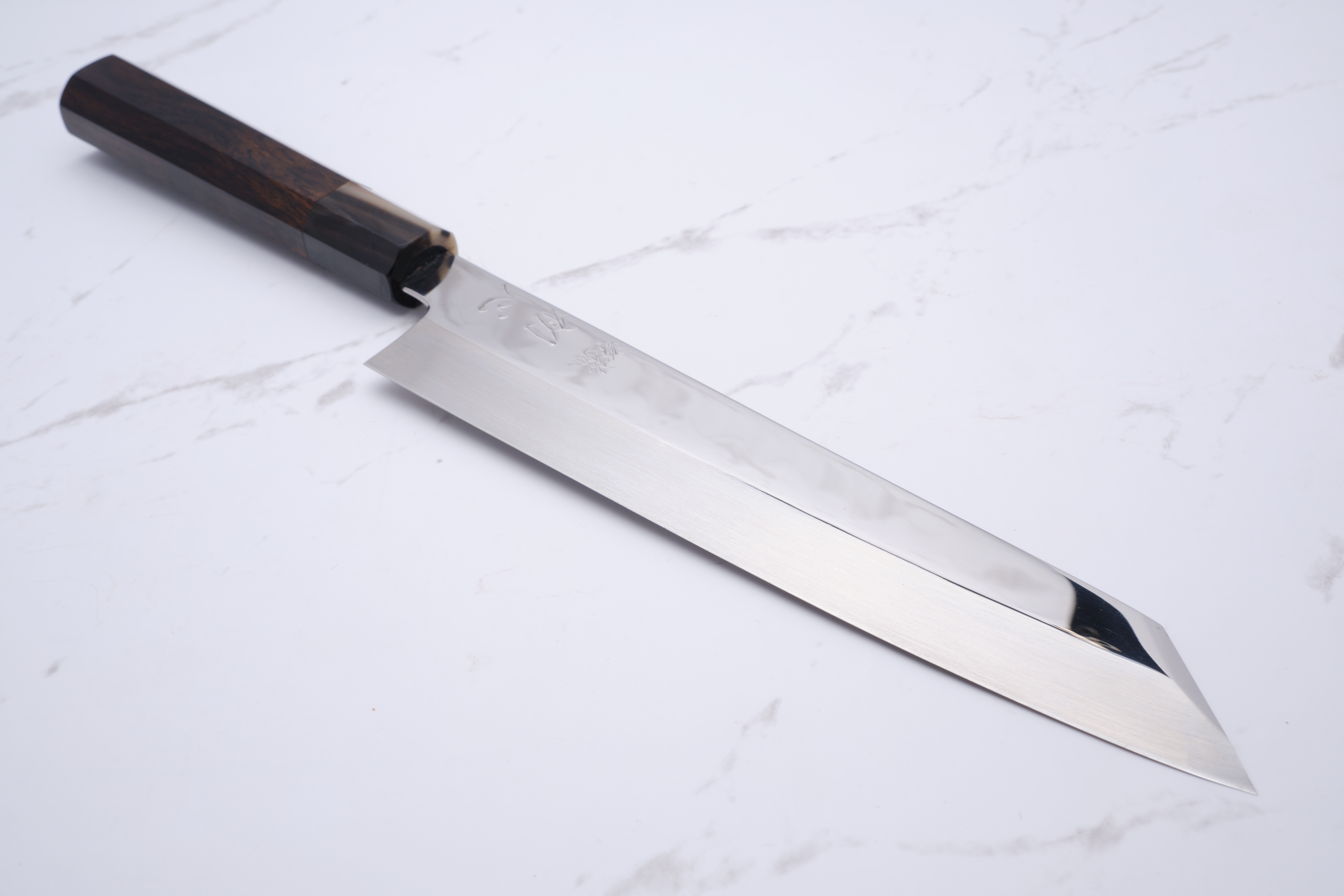 Satoshi Nakagawa Abura-Honyaki 240mm K-Tip Gyuto - White #3