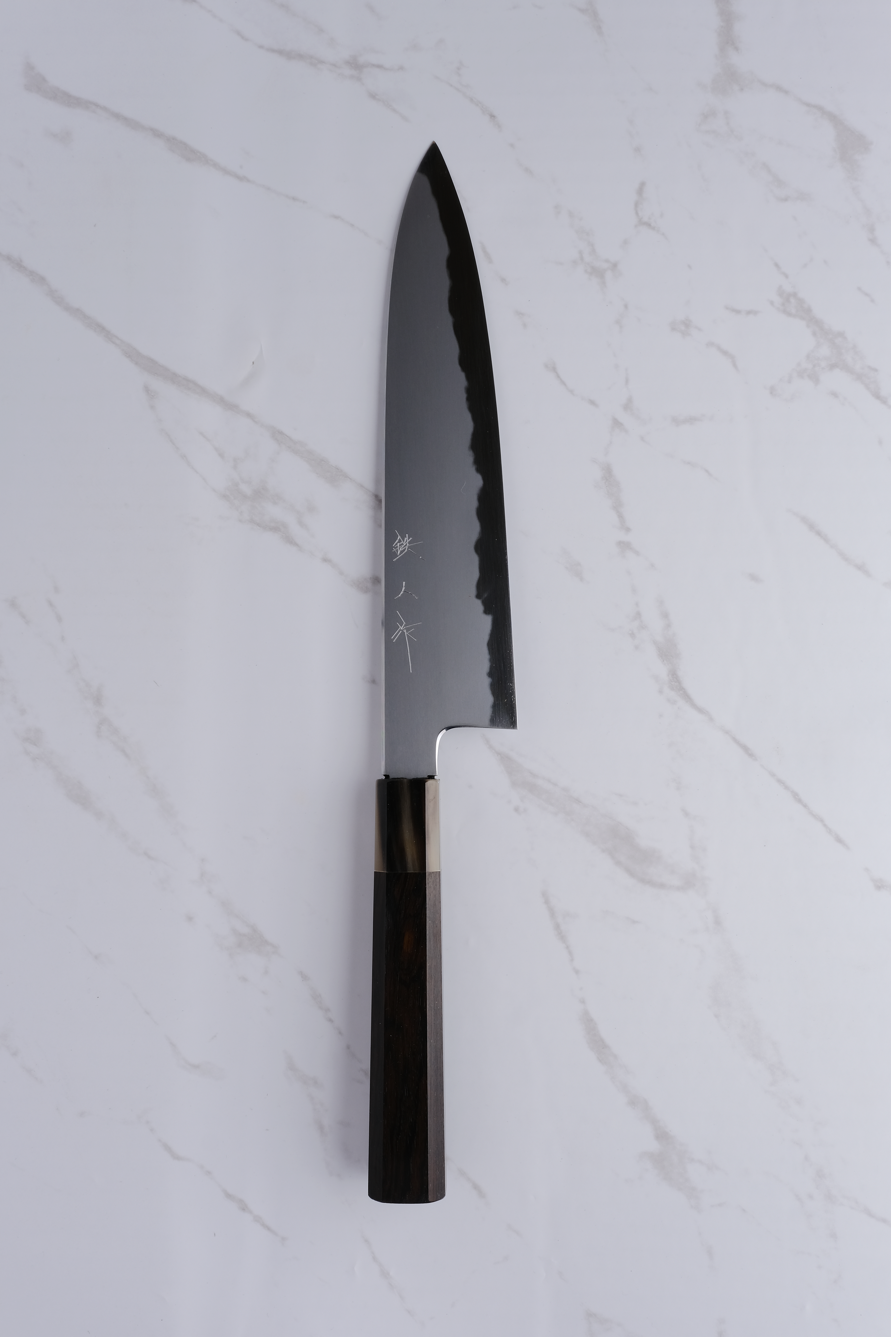 Tetsujin Hamono Blau #2 210mm. Gyuto – Ebenholz