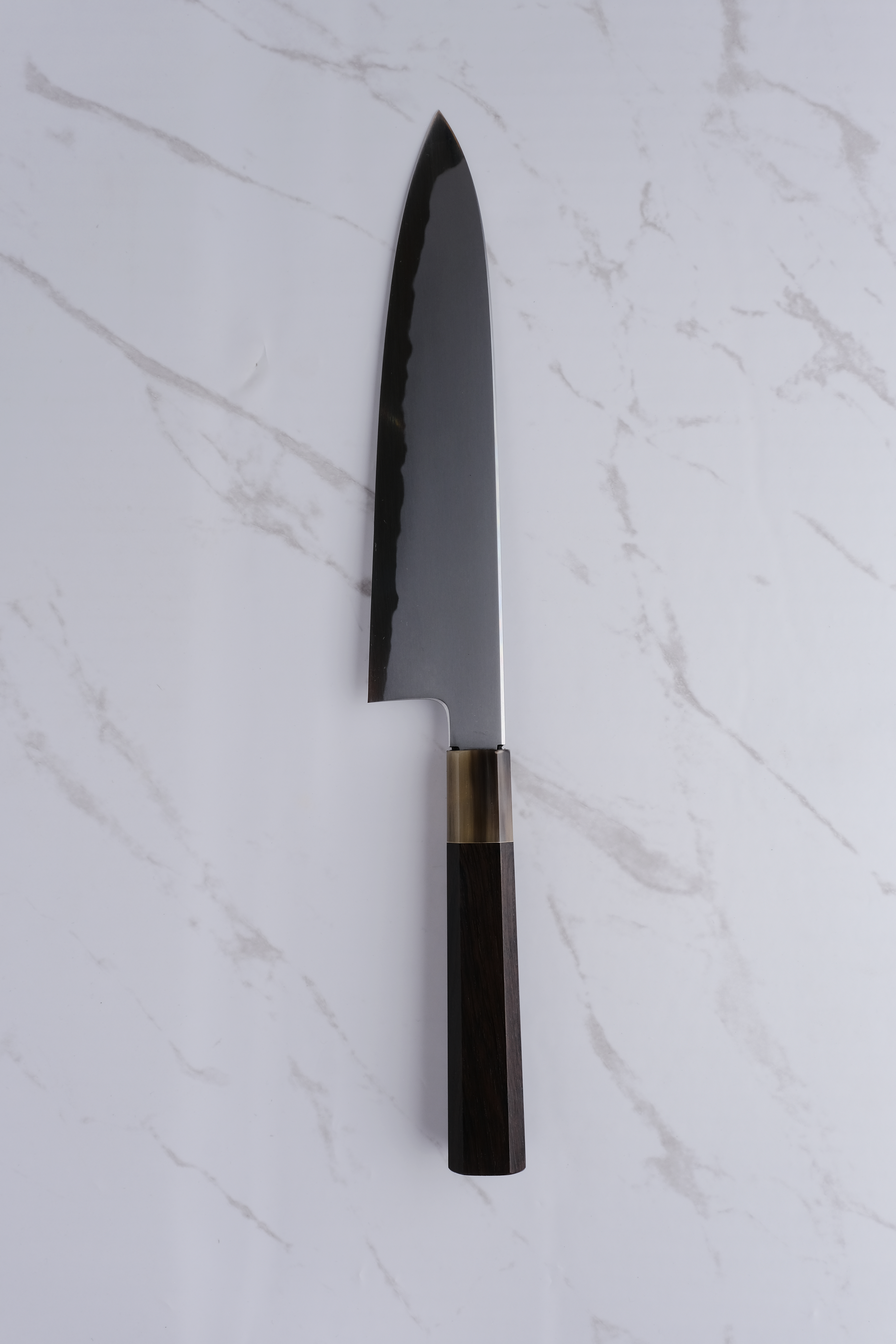 Tetsujin Hamono Blau #2 210mm. Gyuto – Ebenholz