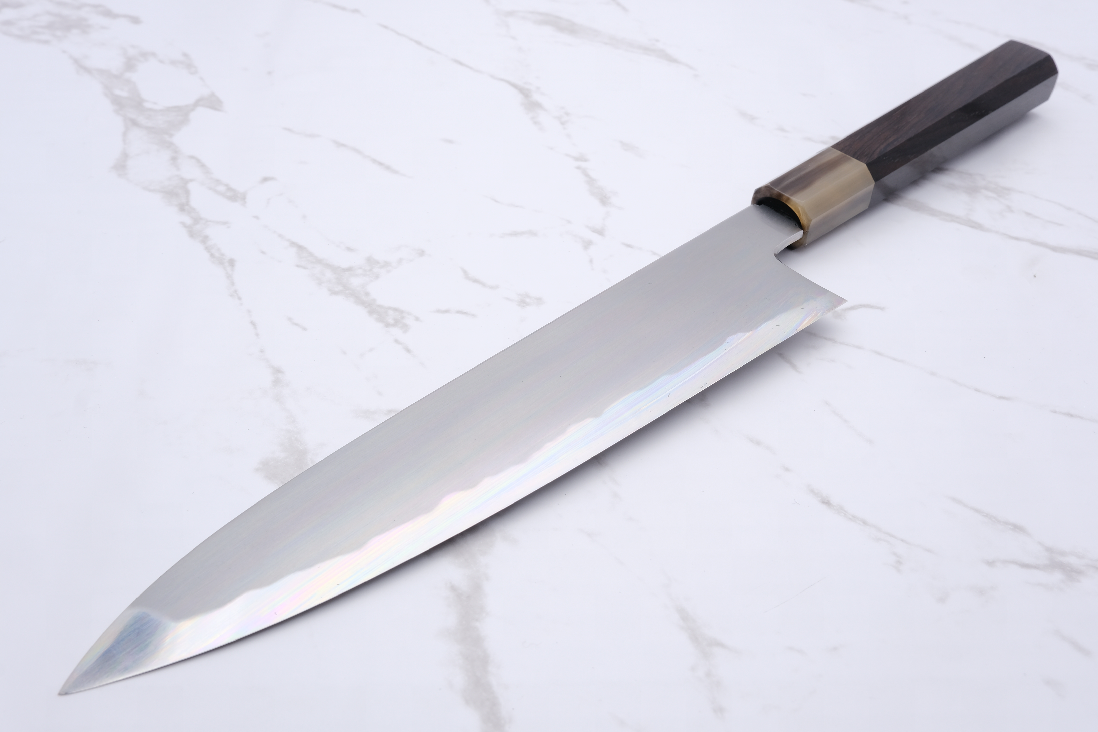 Tetsujin Hamono Blau #2 210mm. Gyuto – Ebenholz