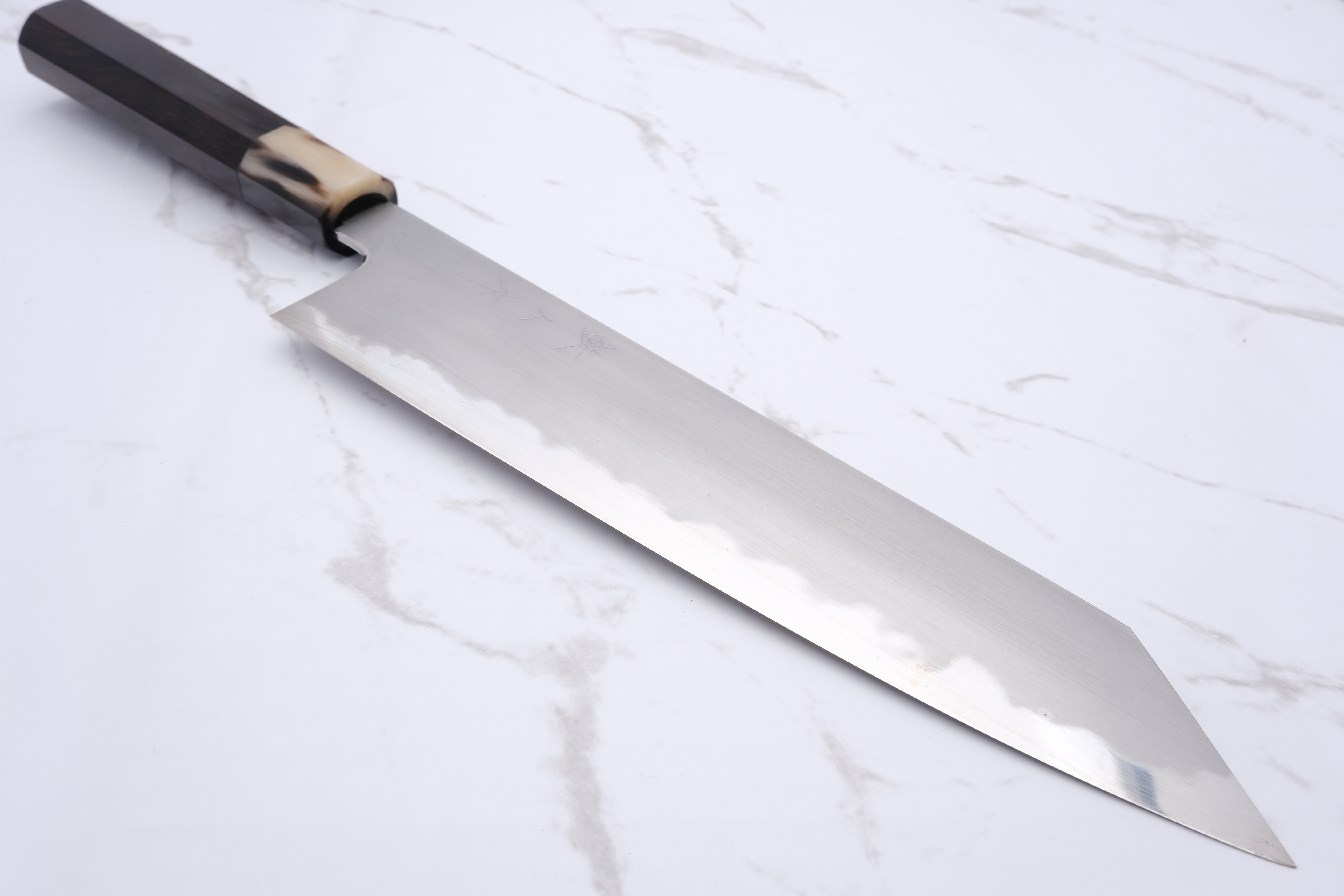 Tetsujin Hamono Blue #2 240mm. Kiritsuke Gyuto - Ebony