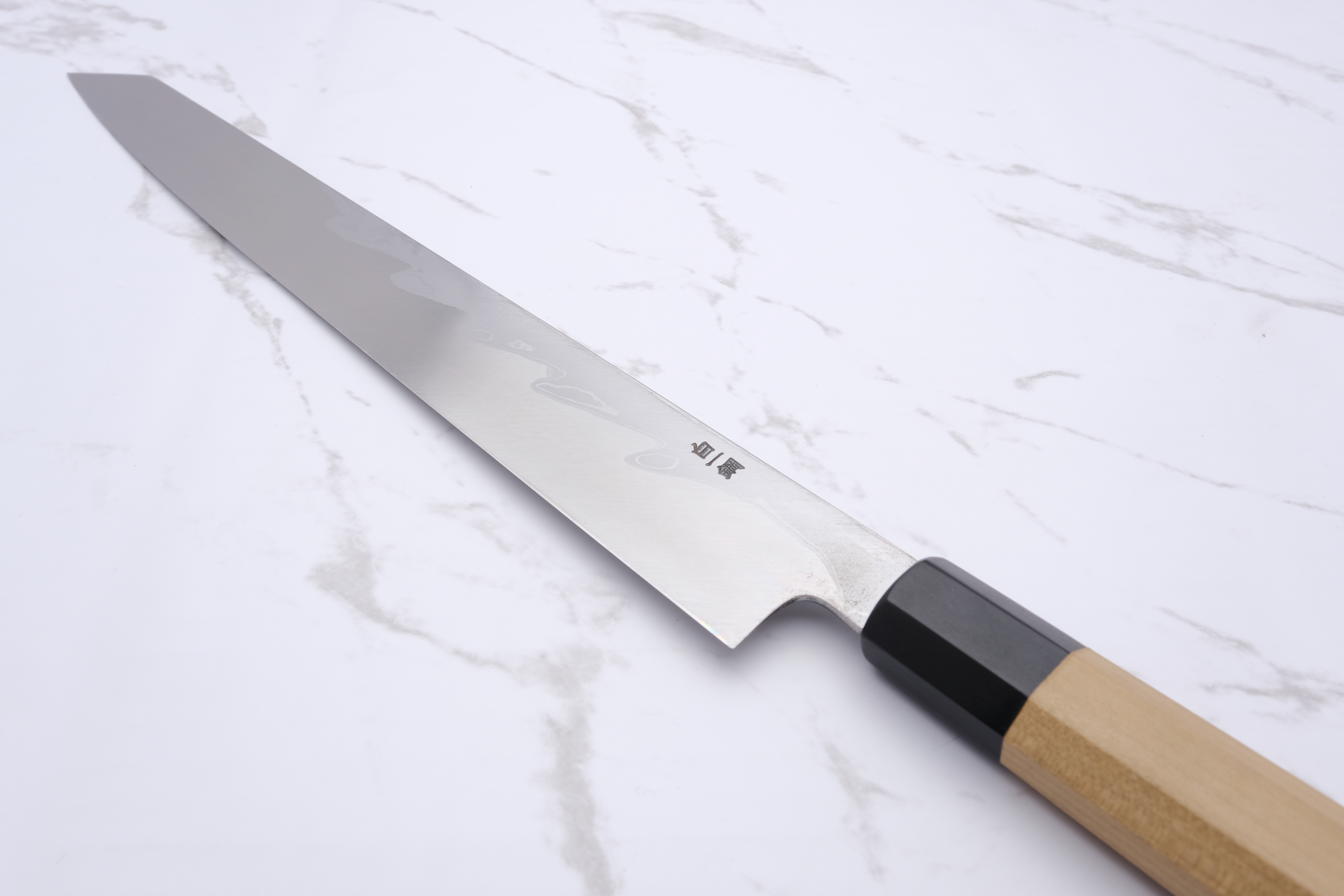 Sakai Kikumori 300mm. Kiritsuke Yanagiba Damast – Weiß #1