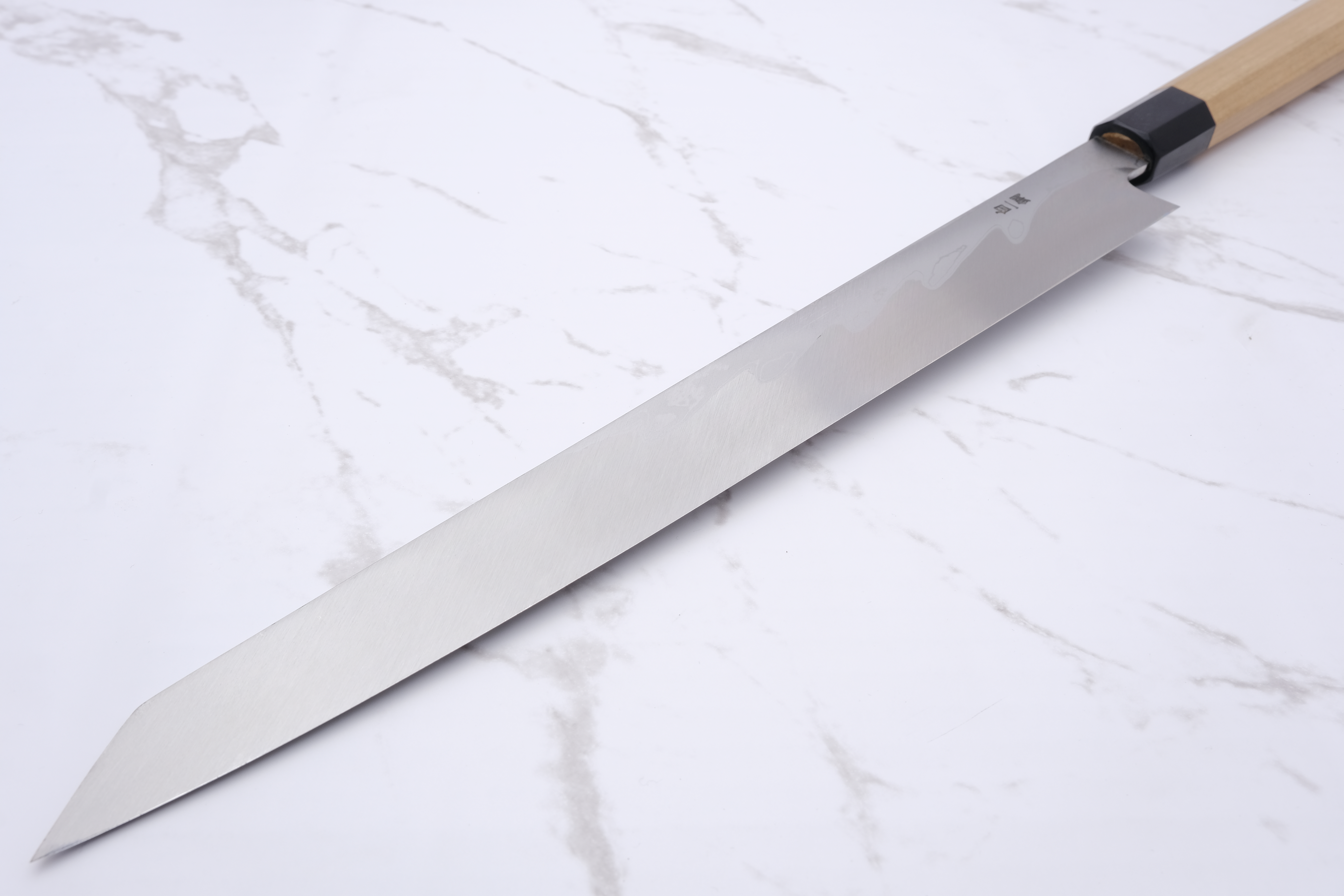 Sakai Kikumori 300mm. Kiritsuke Yanagiba Damast – Weiß #1