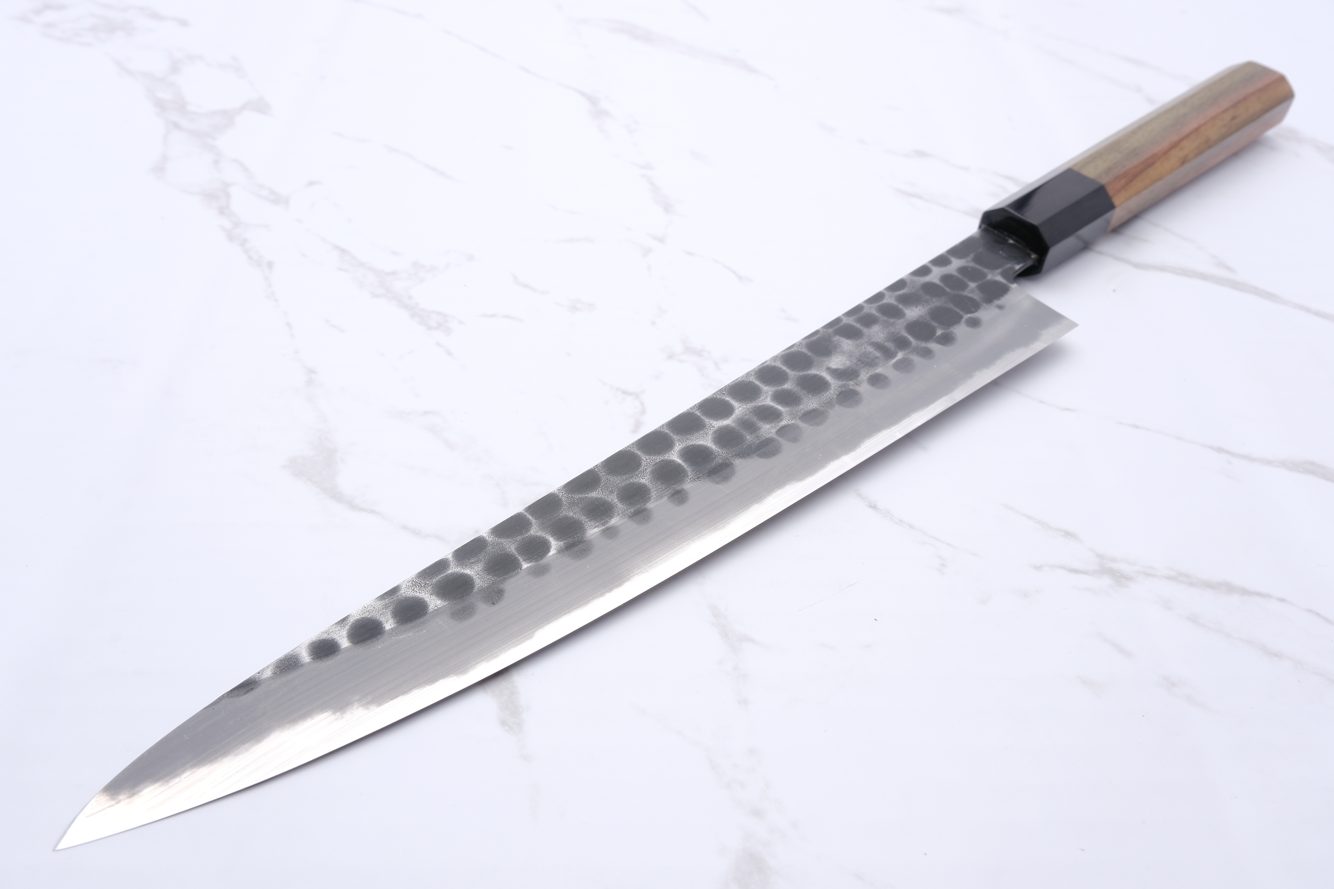 Mutsumi Hinoura Ajikataya 240 mm Sujihiki - Shirogami #2