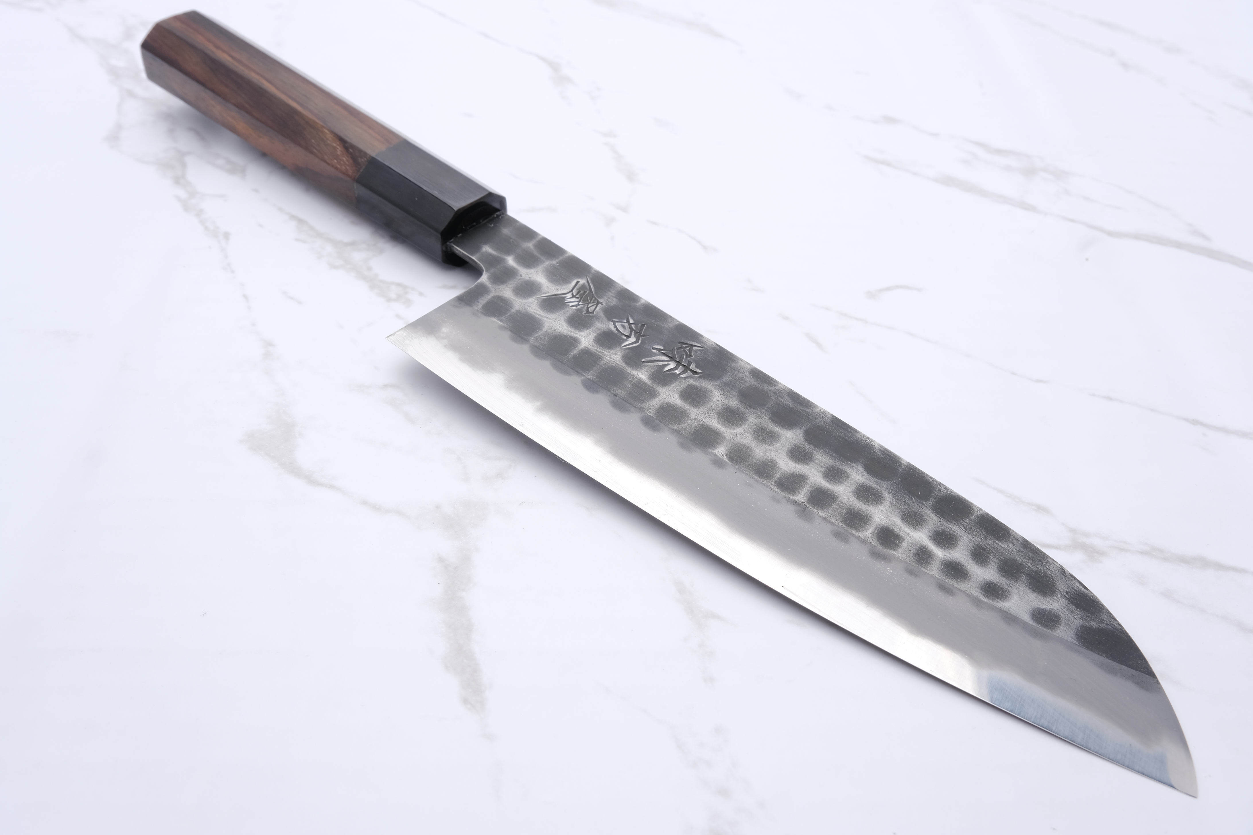 Mutsumi Hinoura Ajikataya 180 mm Santoku - Shirogami #2