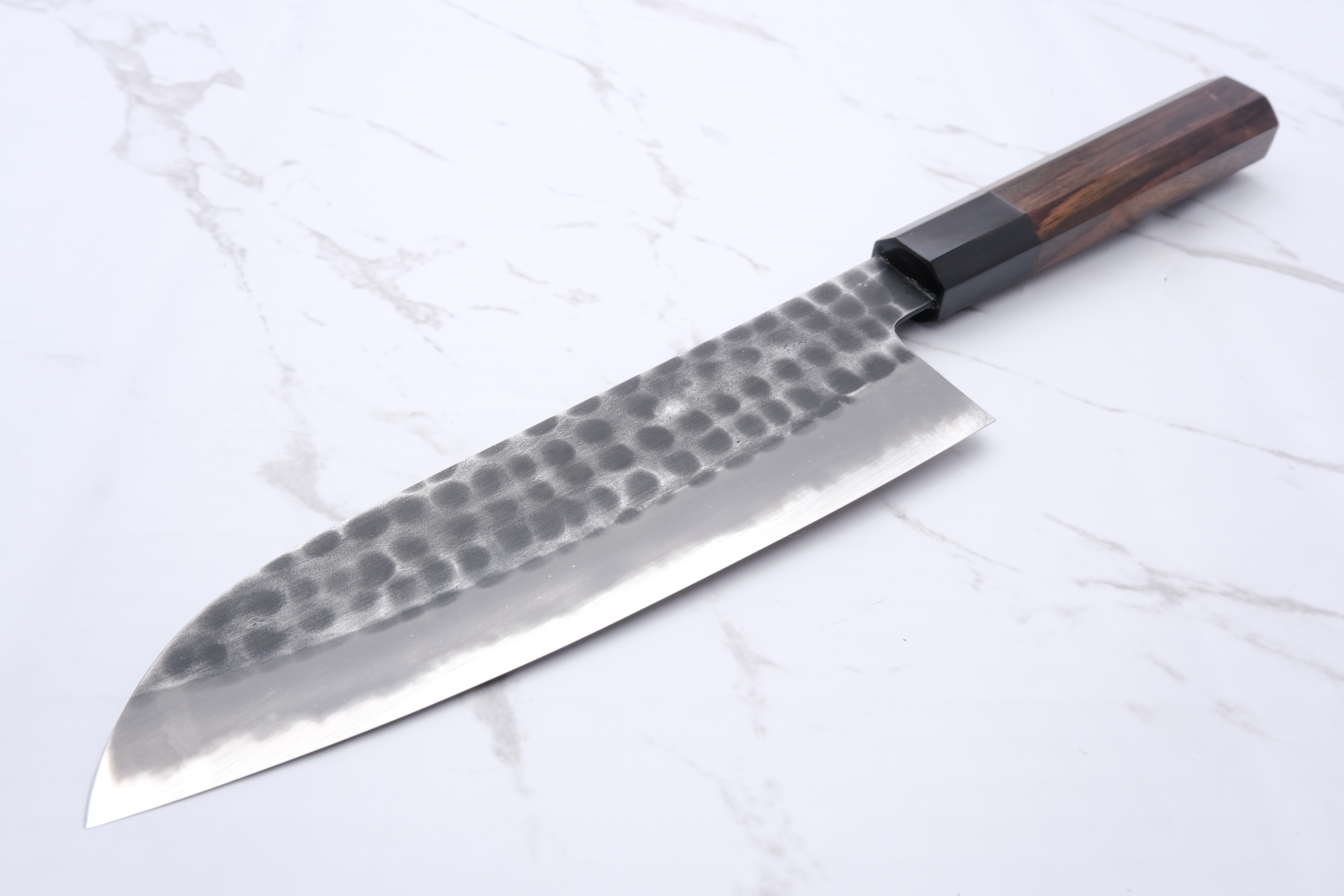Mutsumi Hinoura Ajikataya 180 mm Santoku - Shirogami #2