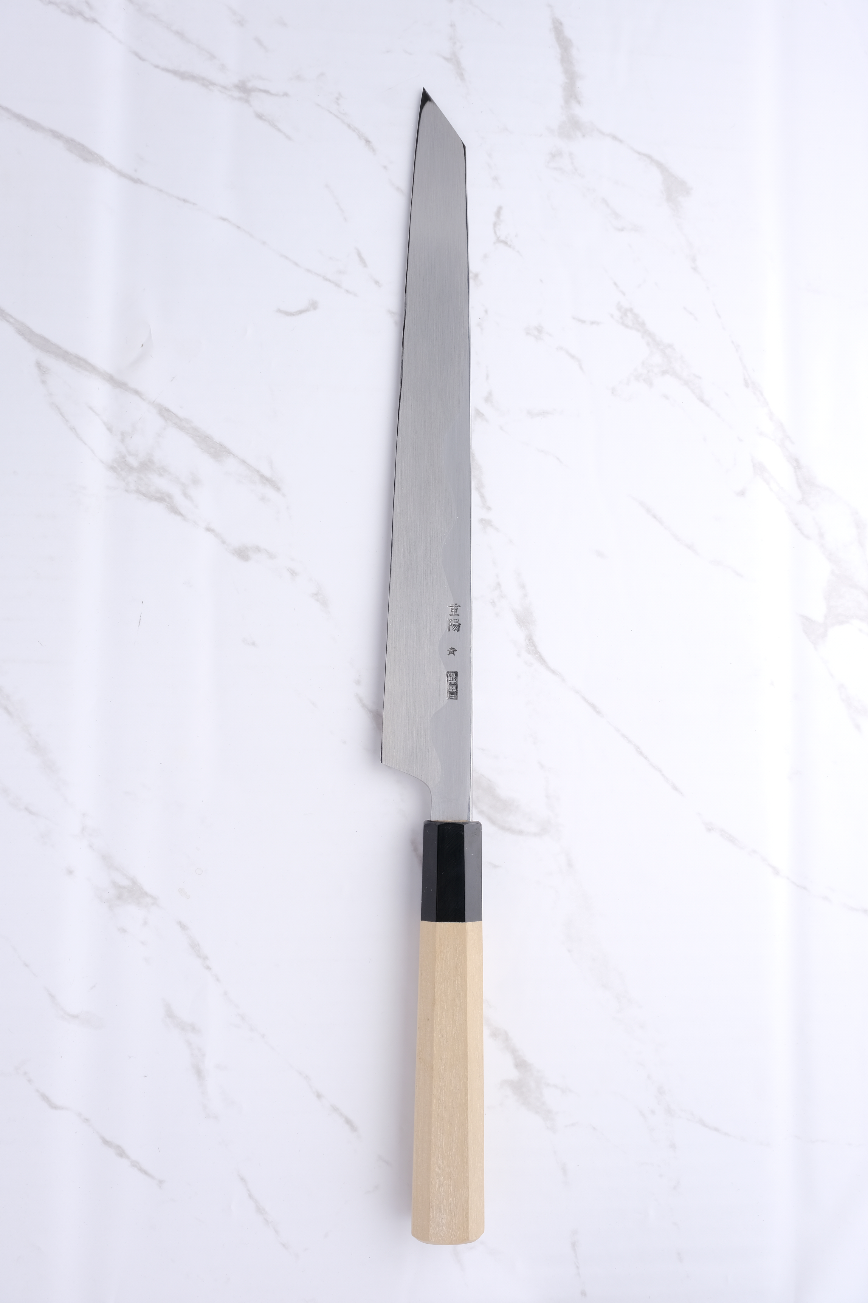 Sakai Kikumori Choyo Blue 1 K-Tip Yanagiba 270 mm Blau #1