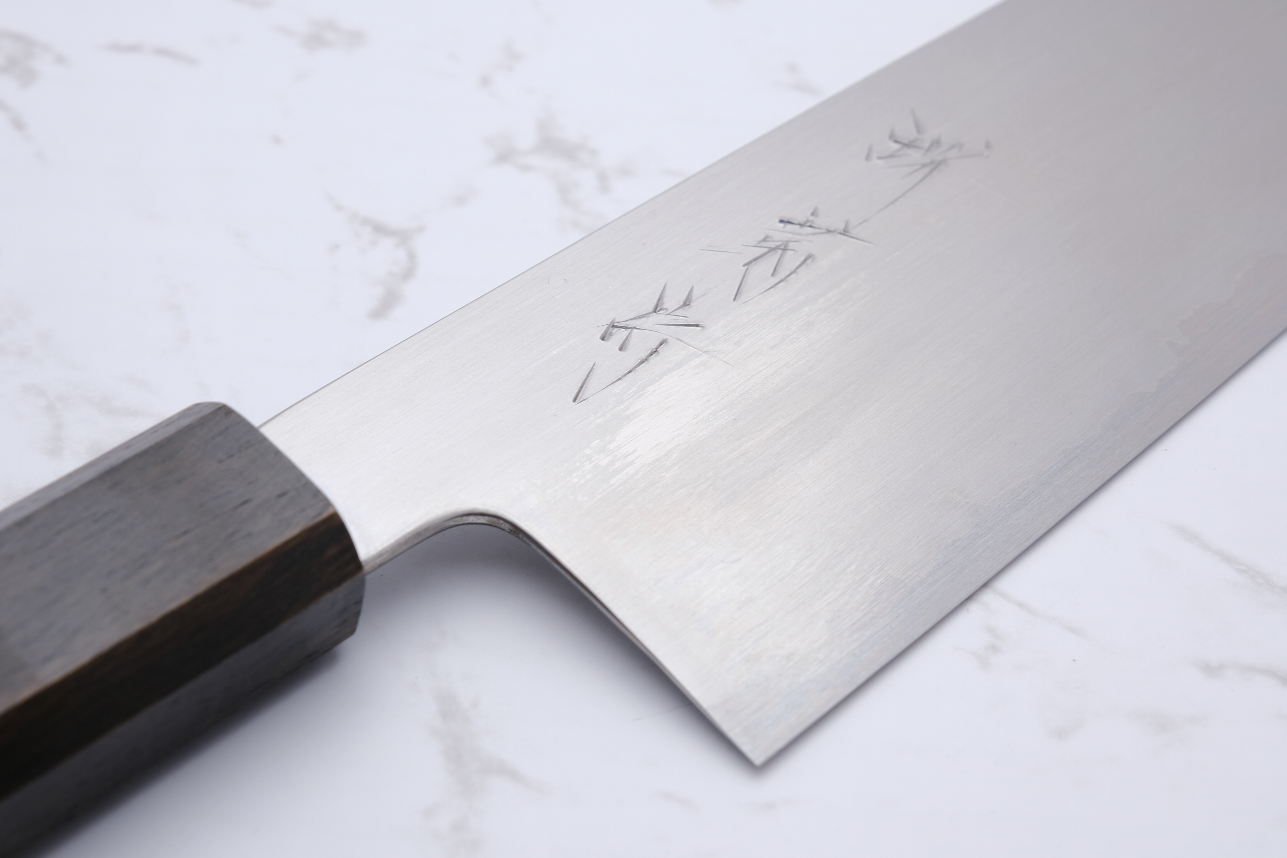 Sakai Kikumori Asagiri Kiritsuke Gyoto 225 mm Hvidt 2