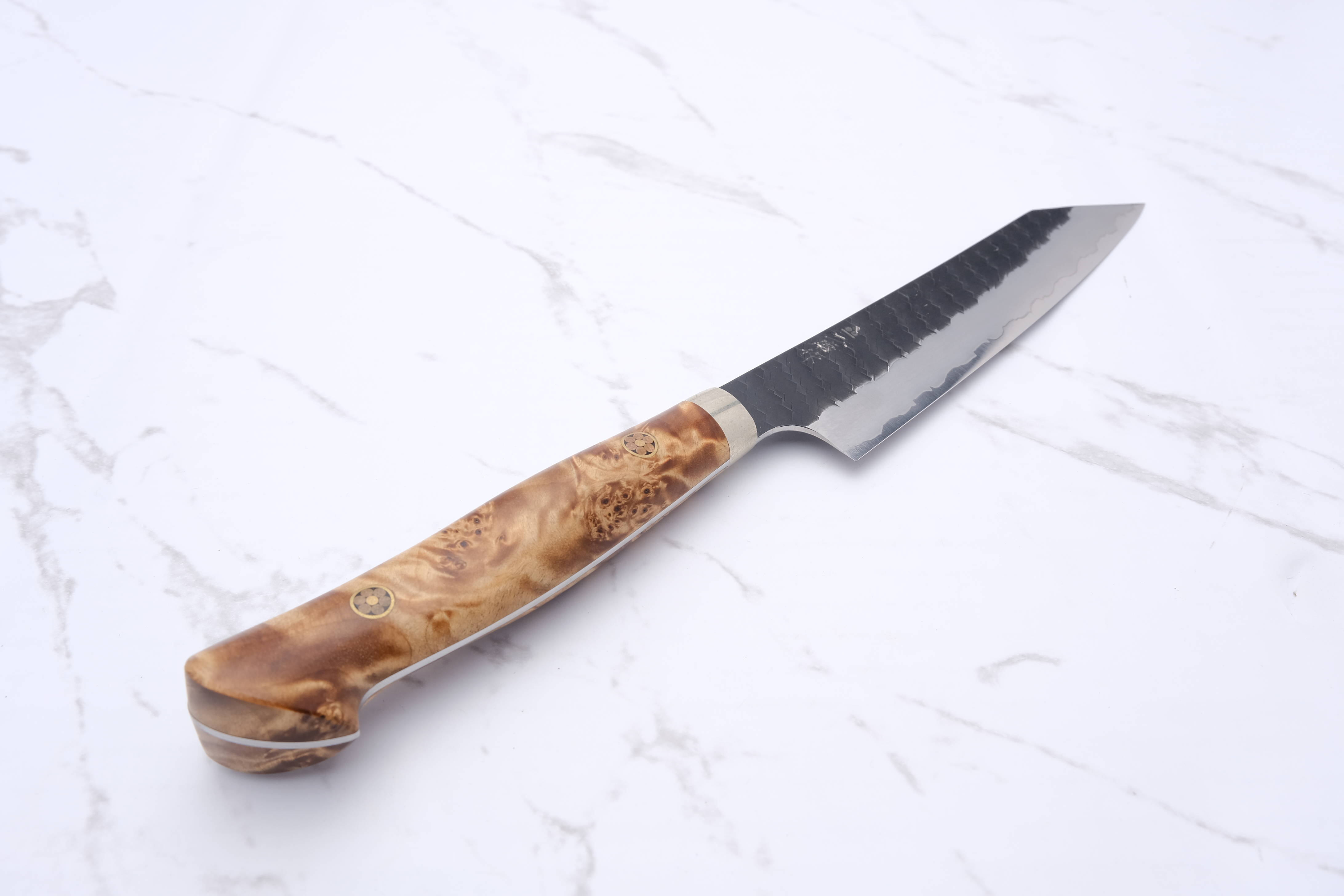 Nigara Hamono 150mm Petty K-Tip SG2 Kuroichi Western Maple
