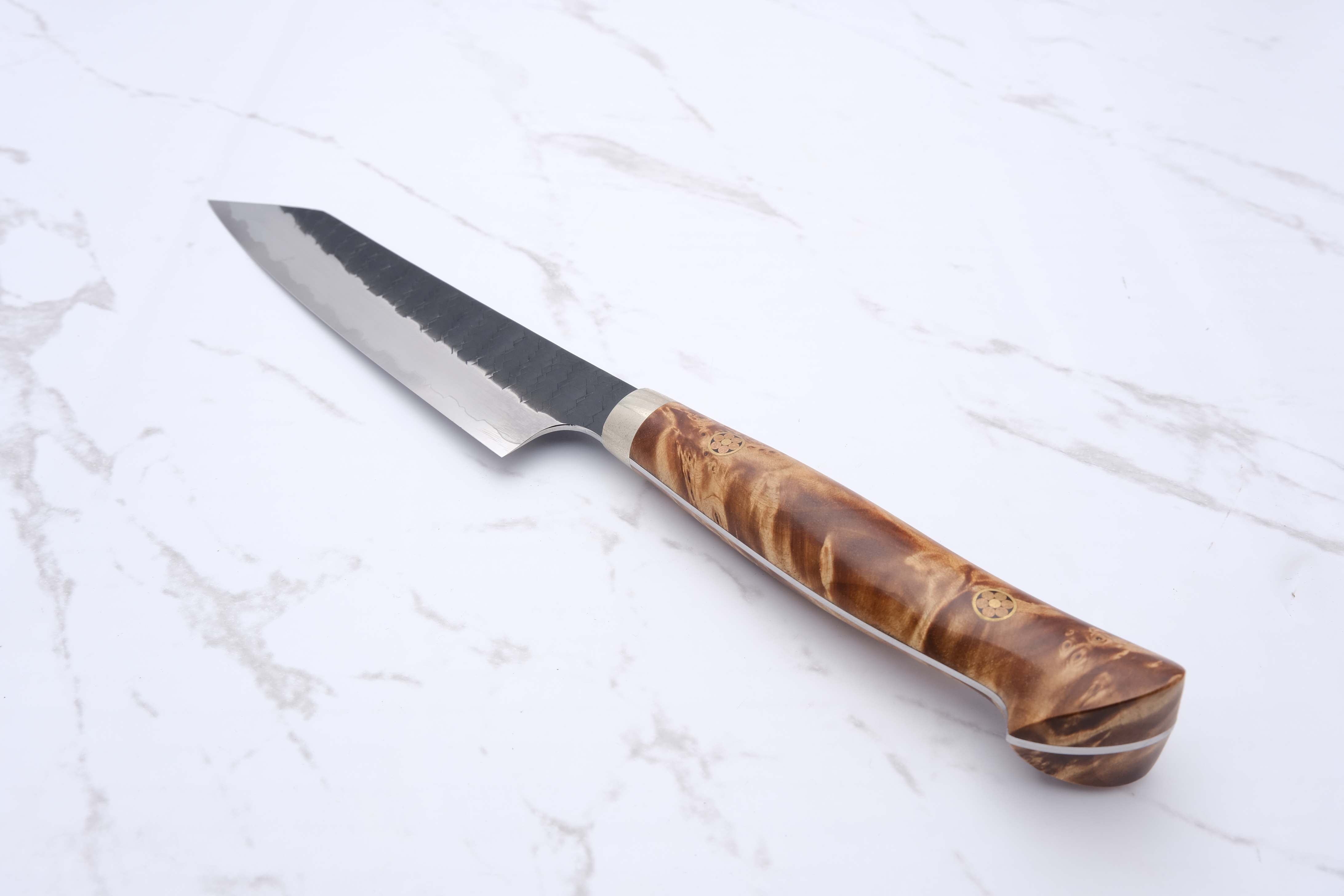 Nigara Hamono 150mm Petty K-Tip SG2 Kuroichi Western Maple