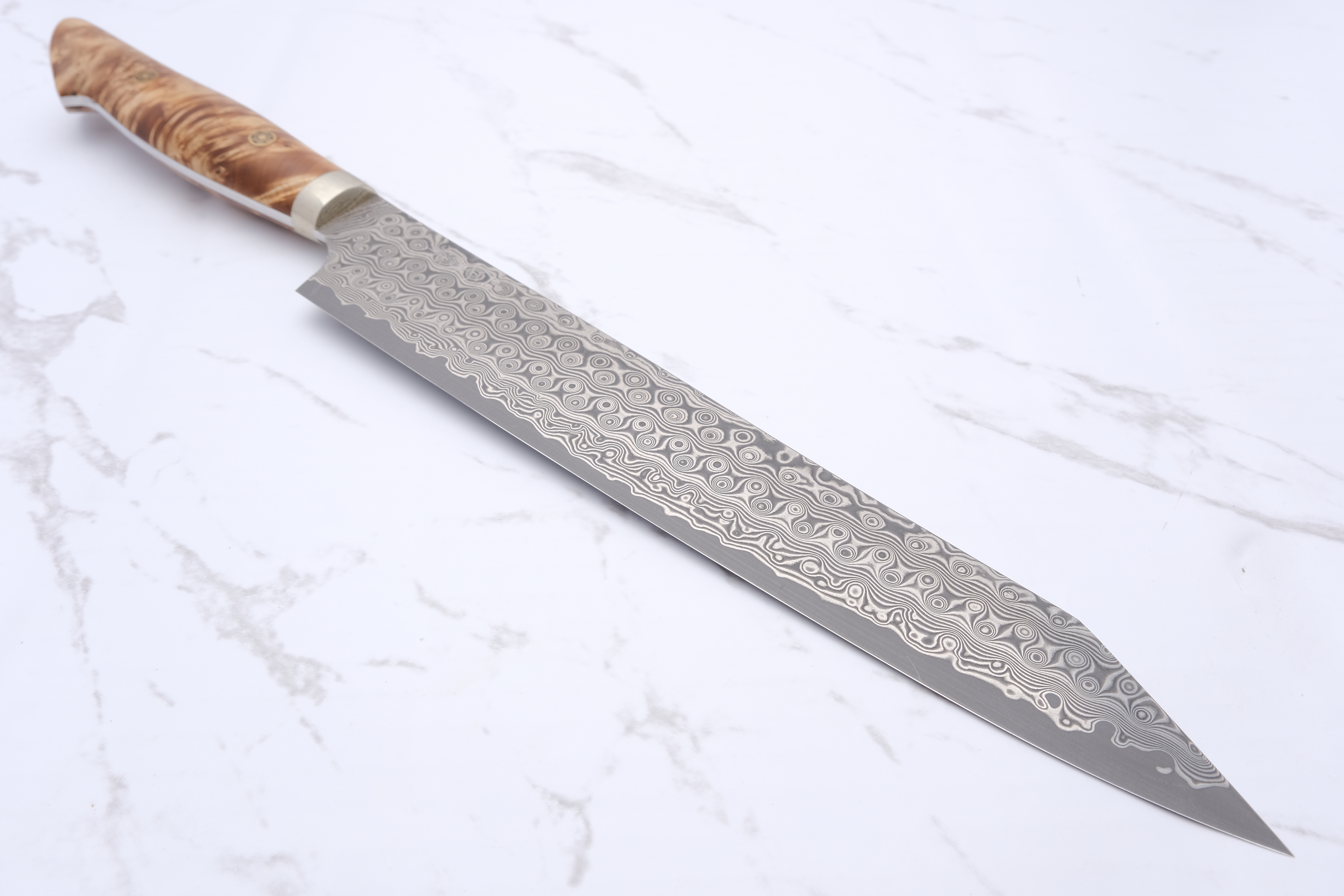 Nigara Kurozome SG2 255 mm K-Tip Sujihiki -Western Maple