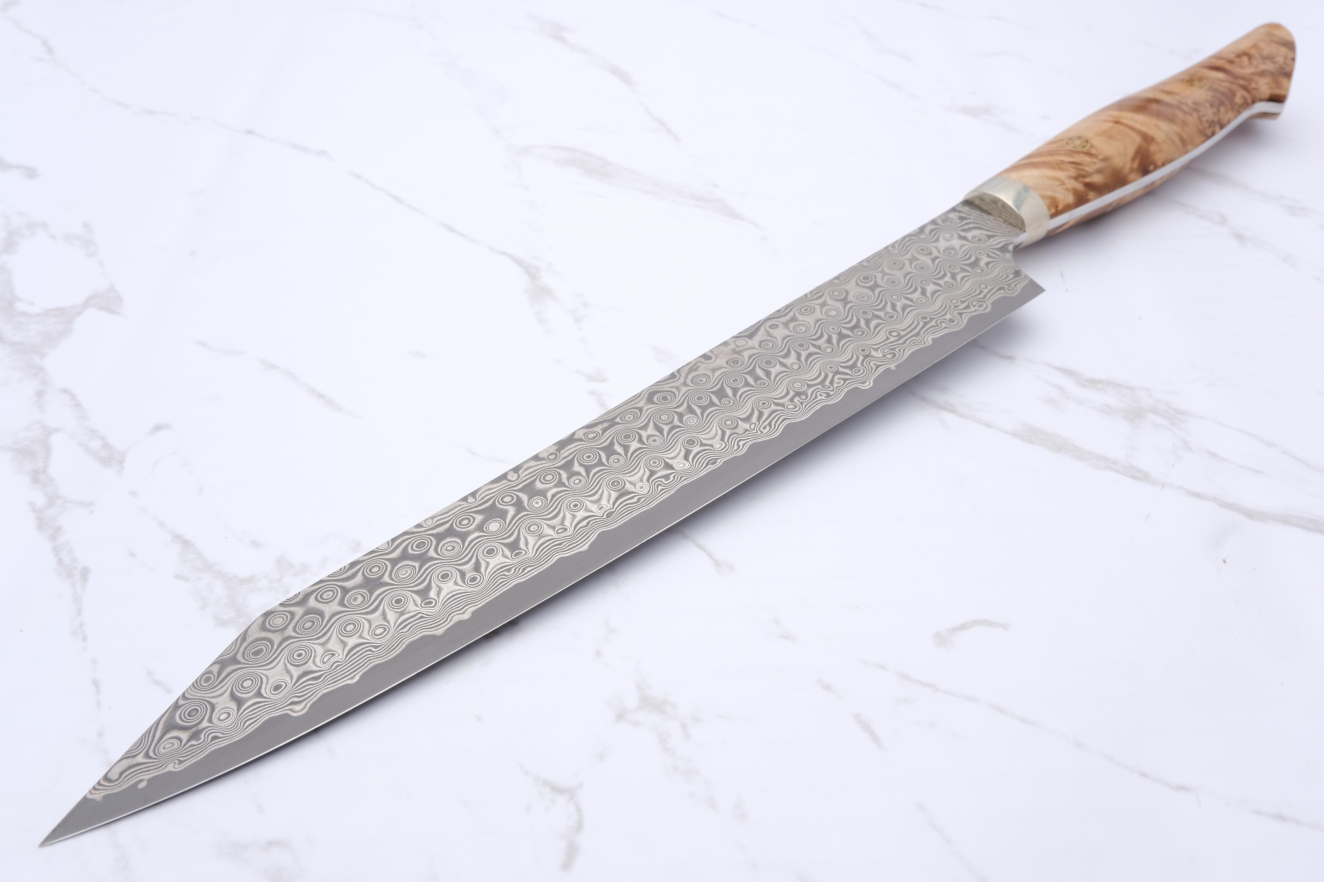 Nigara Kurozome SG2 255 mm K-Tip Sujihiki -Western Maple