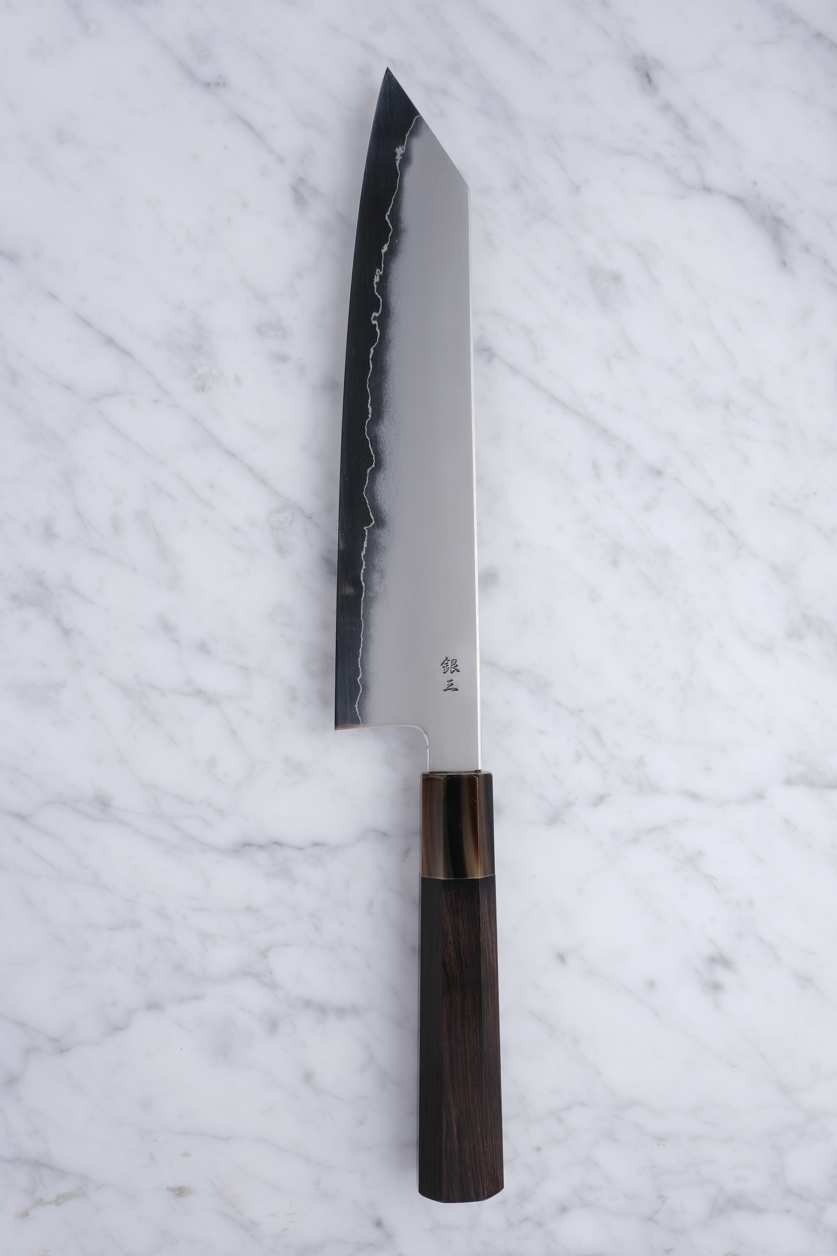 Tetsujin Hamono Kasumi Ginsan 240mm K-Tip Gyuto - Ebony