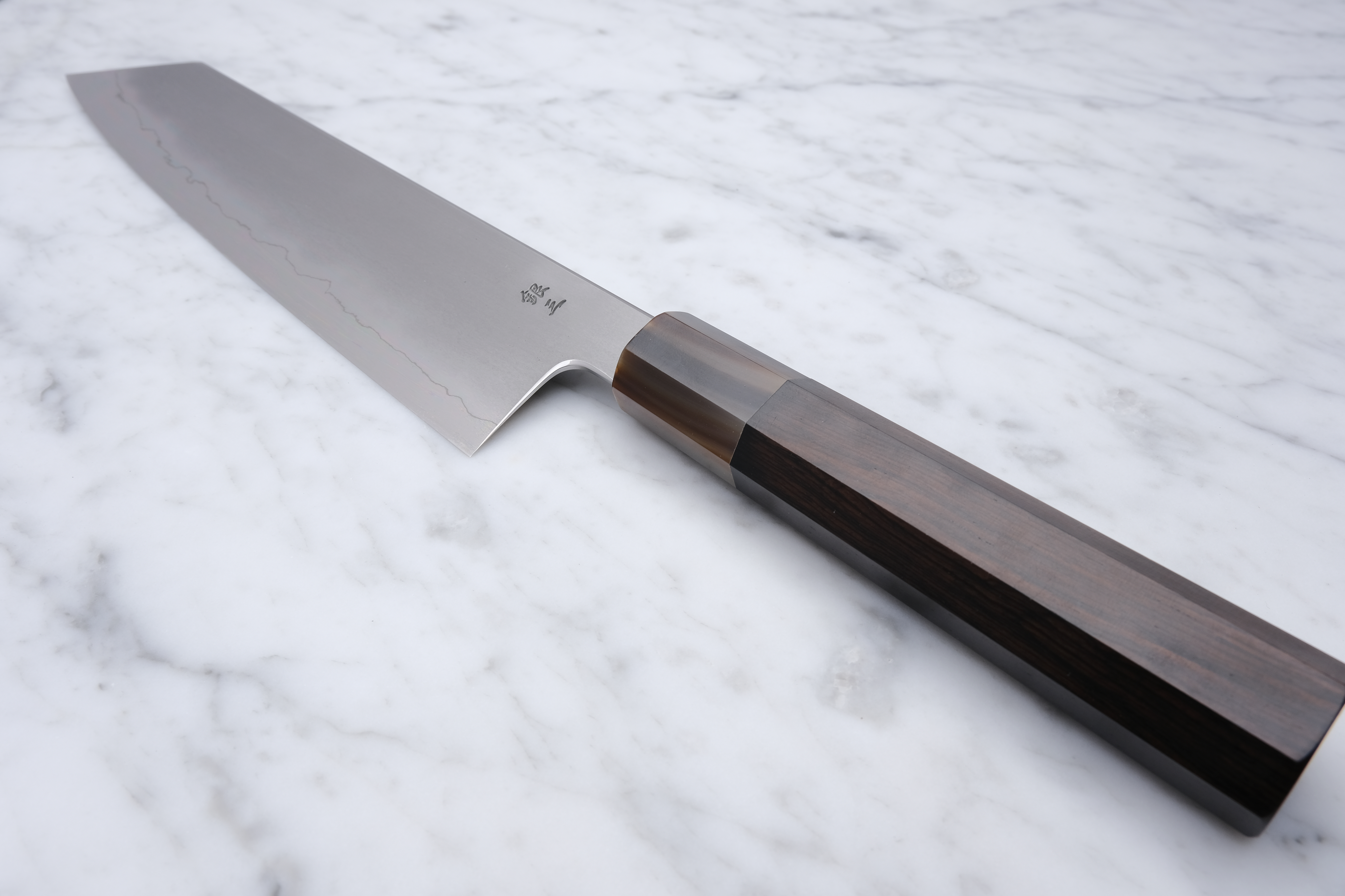 Tetsujin Hamono Kasumi Ginsan 240mm K-Tip Gyuto - Ebony