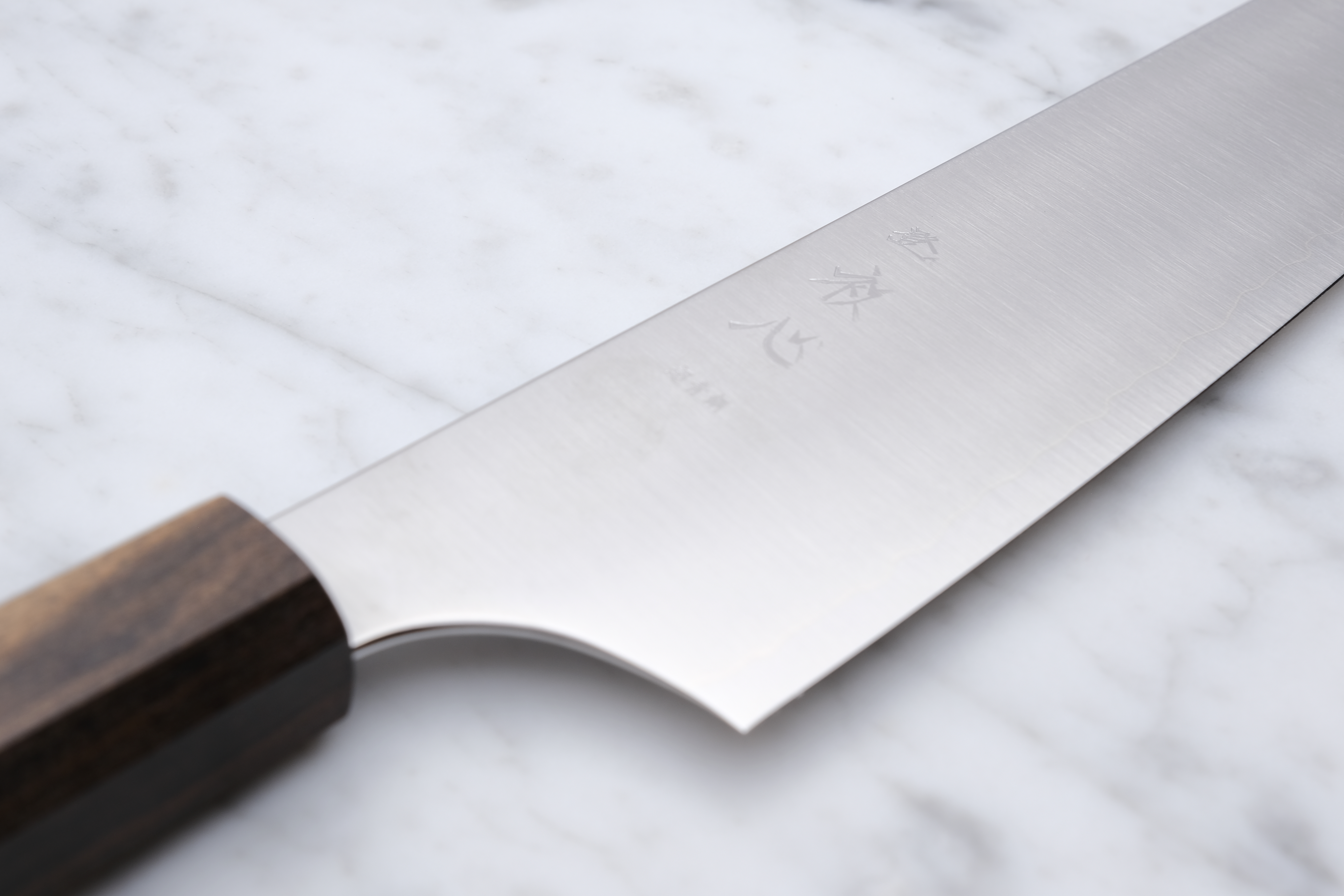 Hatsukokoro Hayabusa Blue Super 210mm. Chef's knife