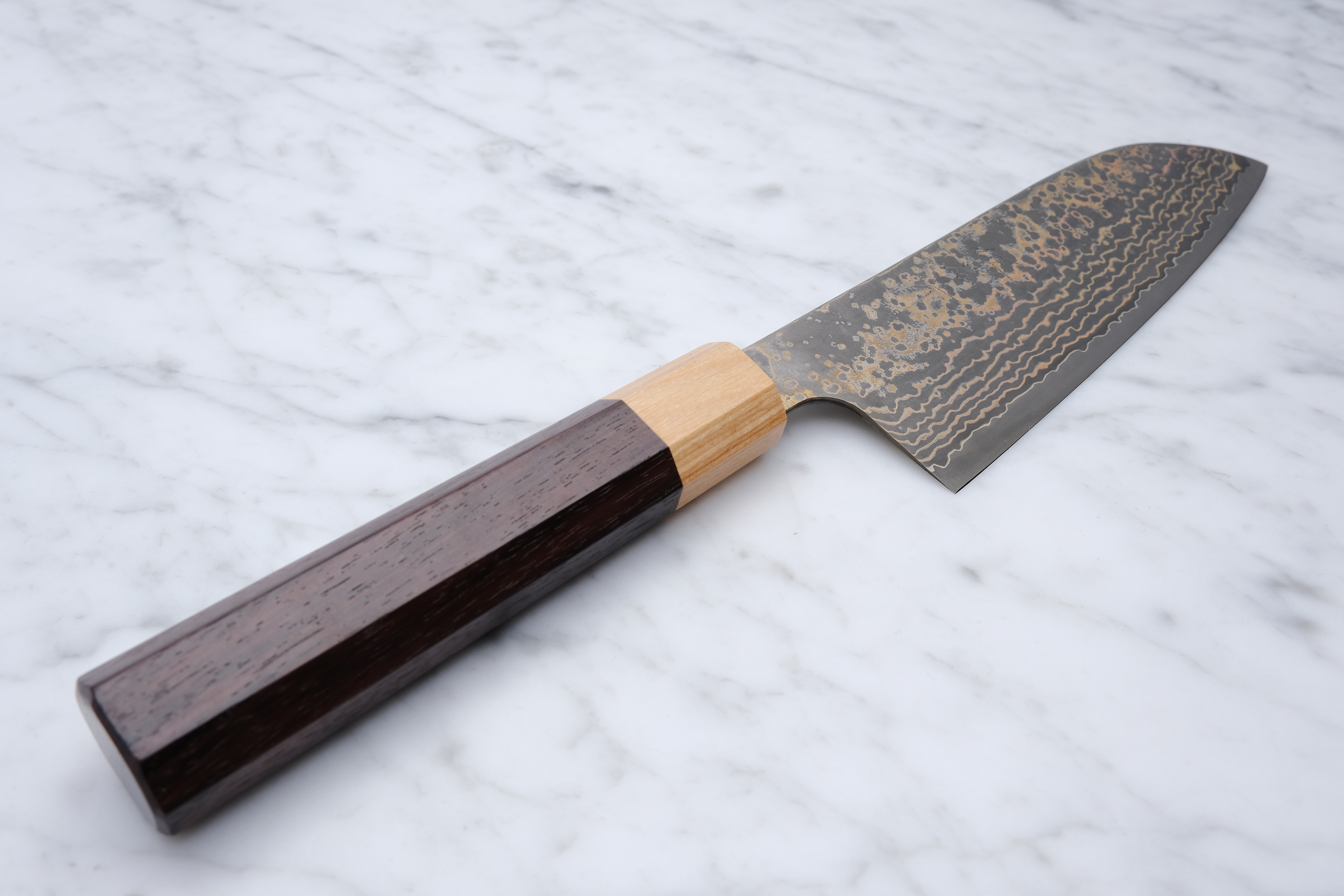 Takeshi Saji 165 mm Santoku VG-10 Gold