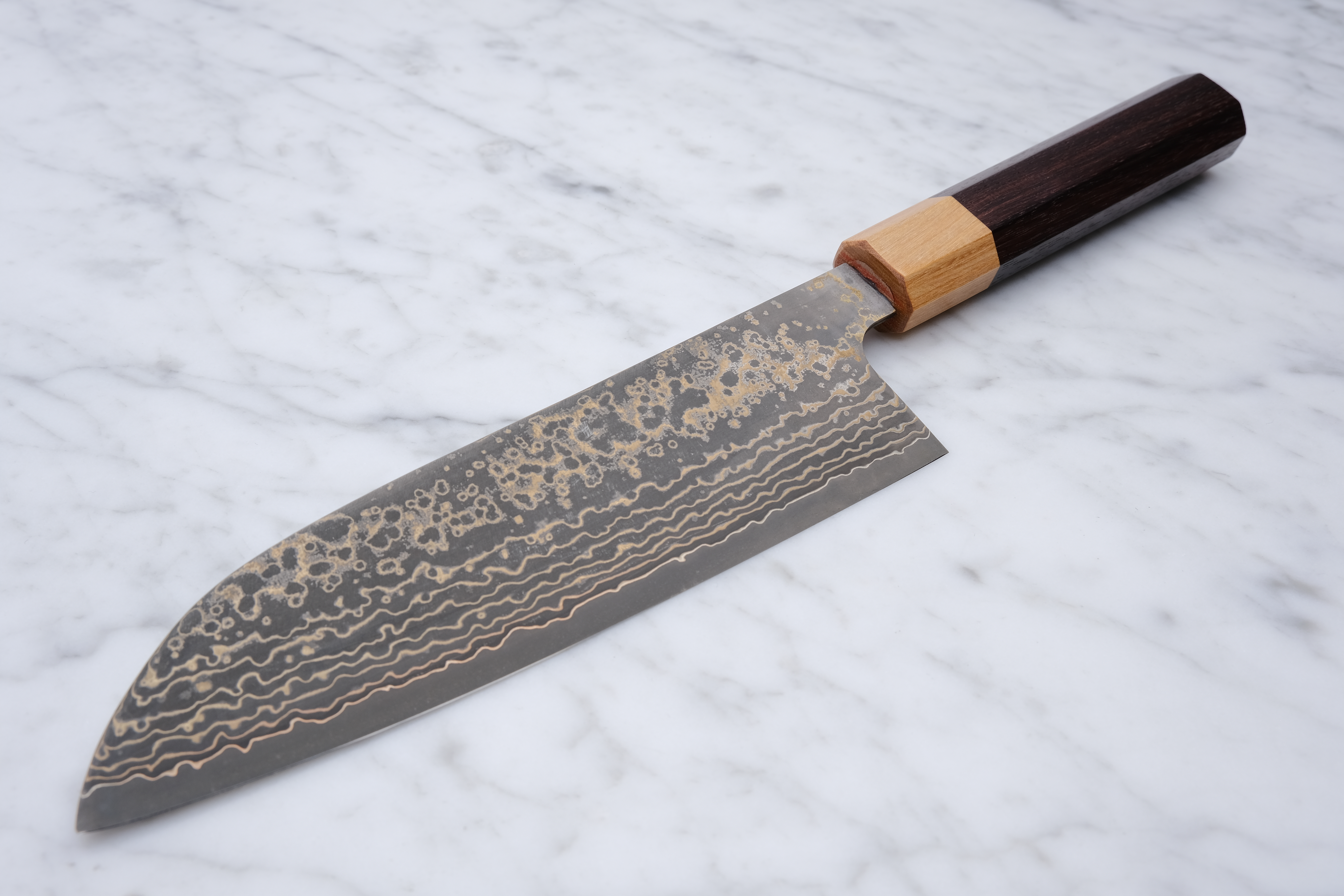Takeshi Saji 165 mm Santoku VG-10 Gold