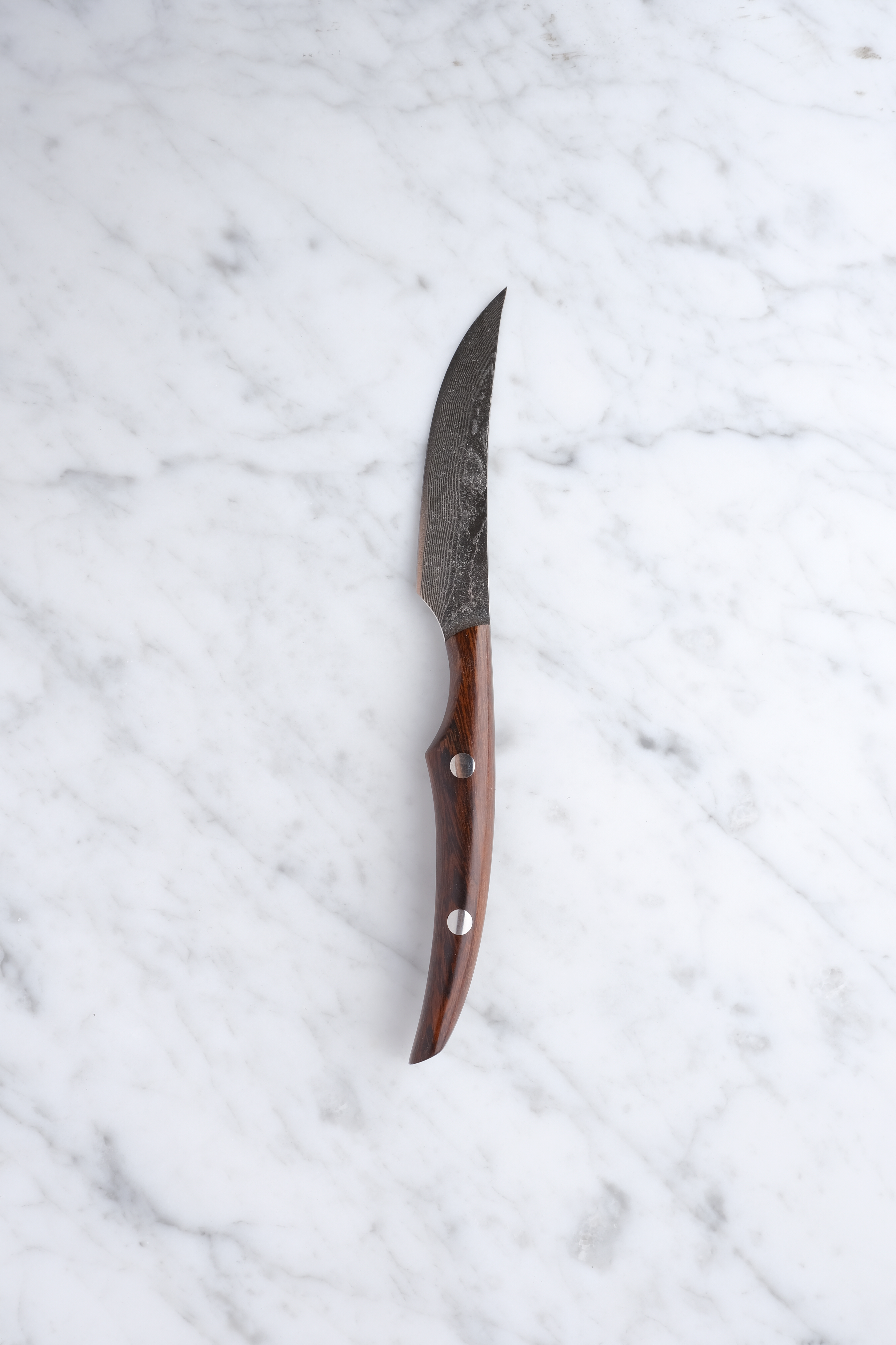 Saji VG10 Damascus Steakknife Ironwood