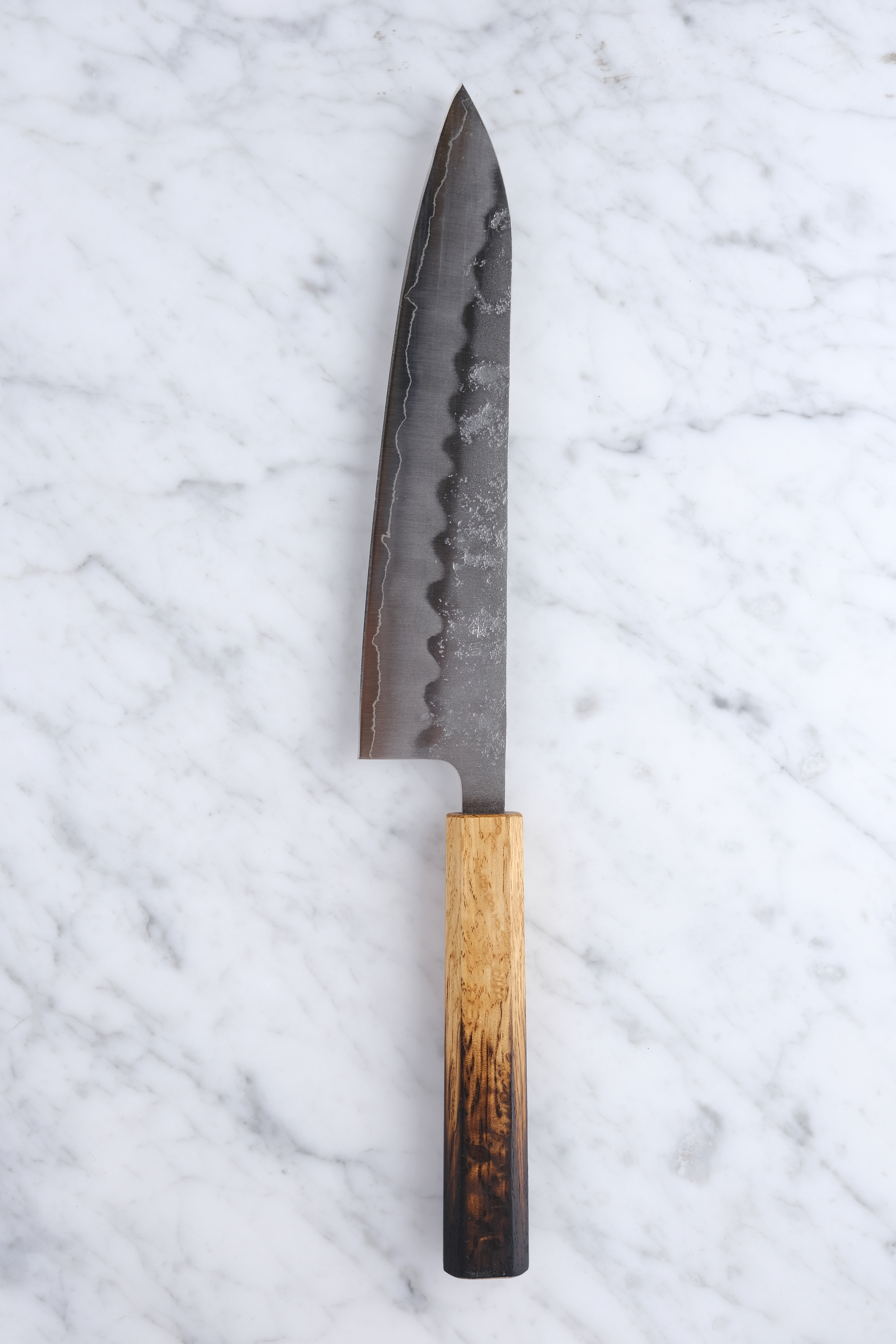 OUL Sakai Gyuto 210mm Gin3 - Brændt Eg