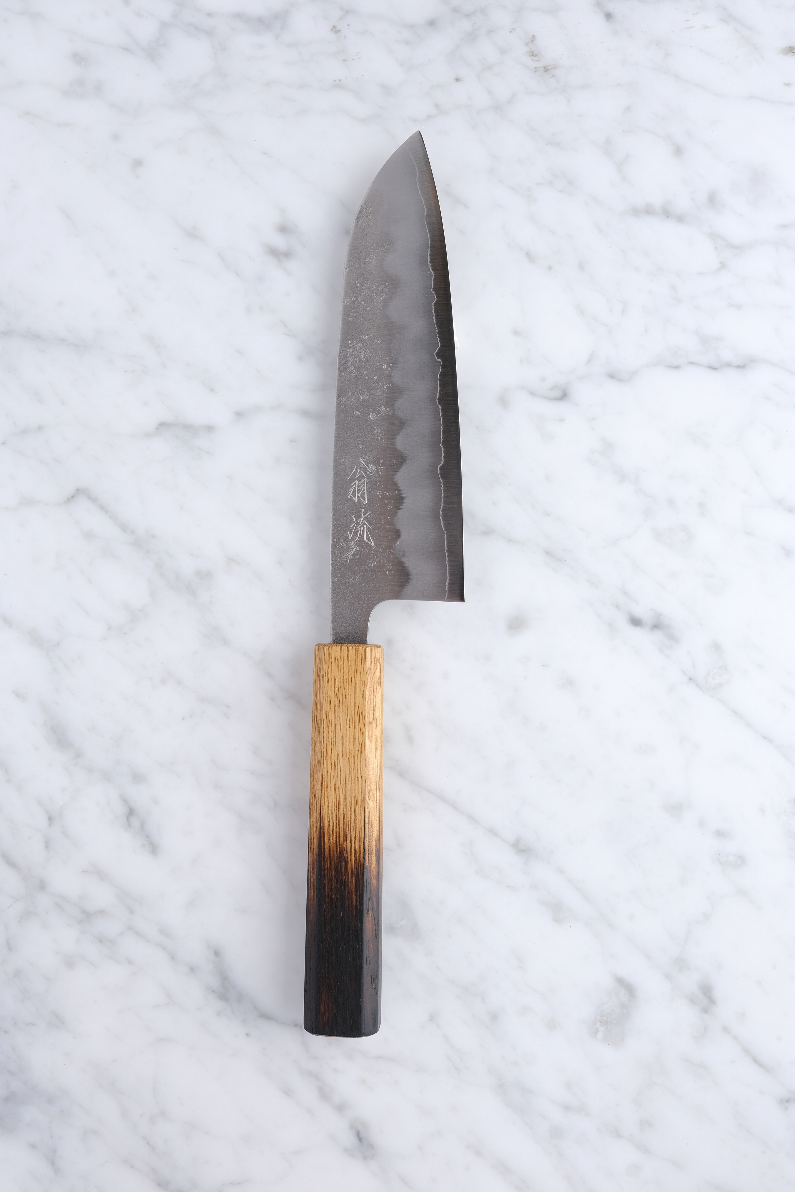 OUL Sakai Santoku 165 mm Santoku Gin3 - Brændt Eg