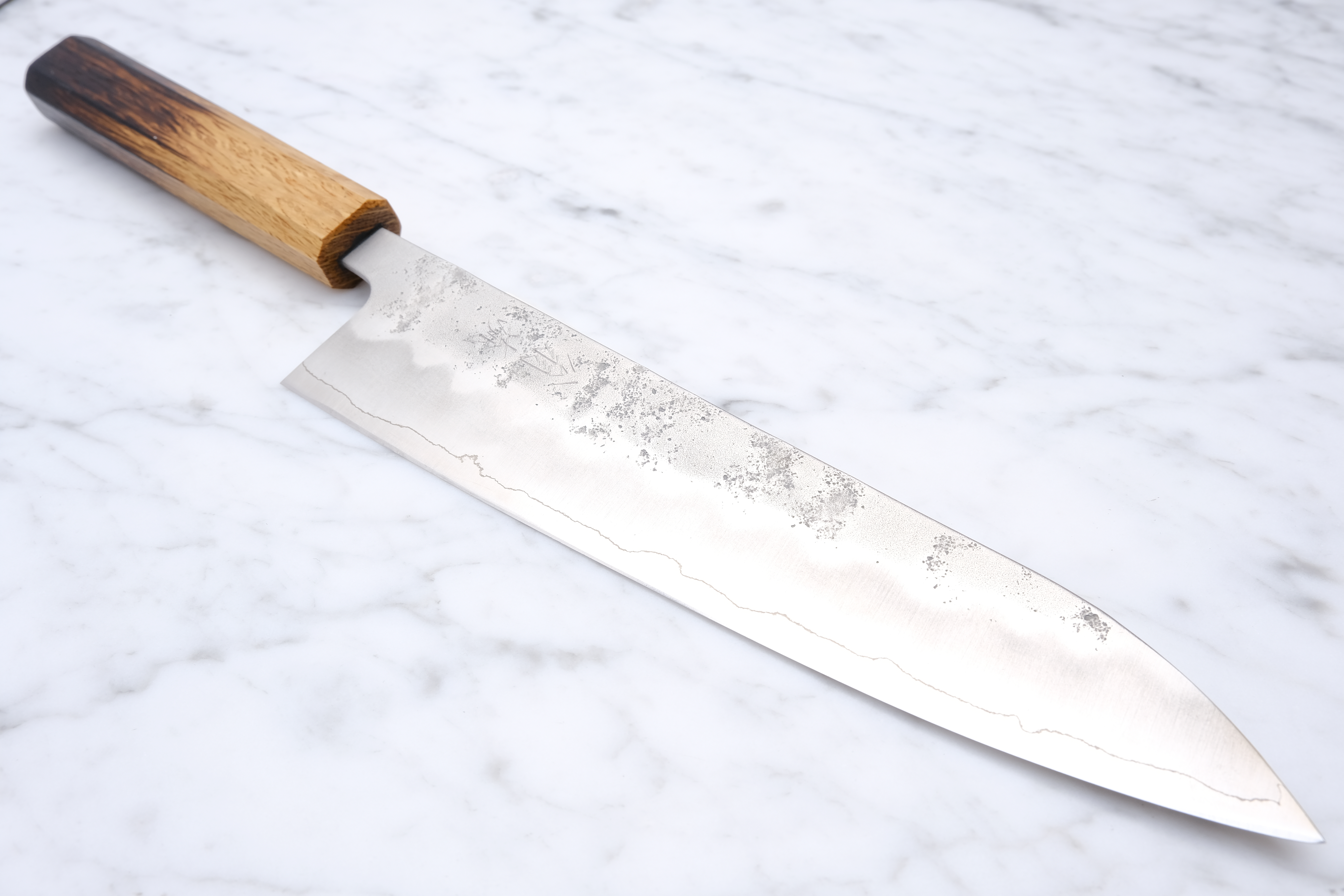 OUL Sakai Gyuto 210mm Gin3 - Brændt Eg