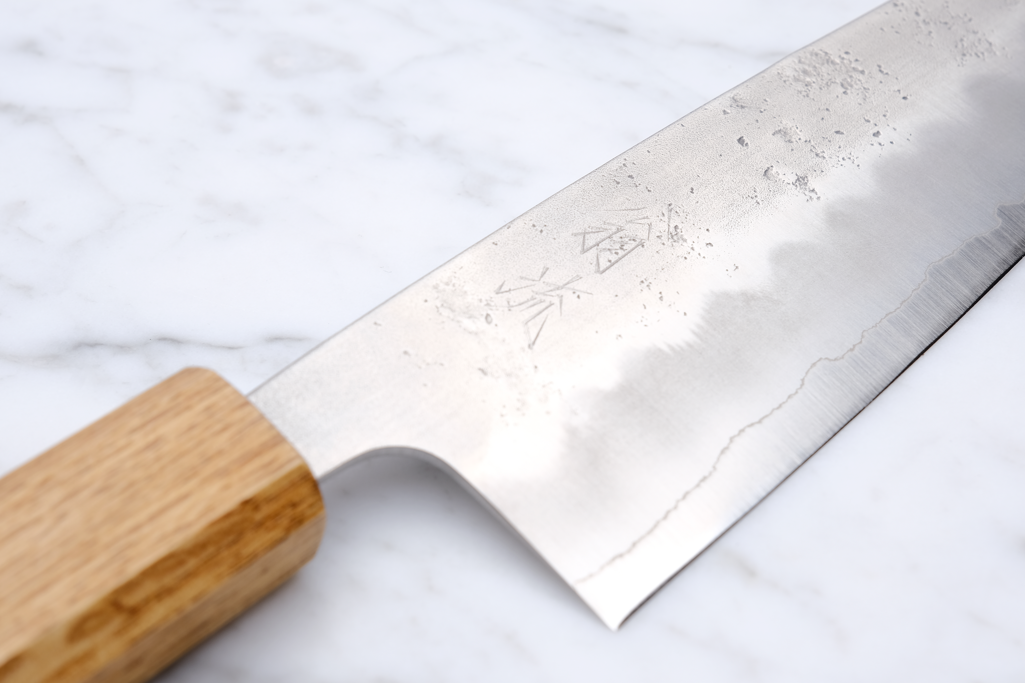 OUL Sakai Santoku 165 mm Santoku Gin3 - Brændt Eg