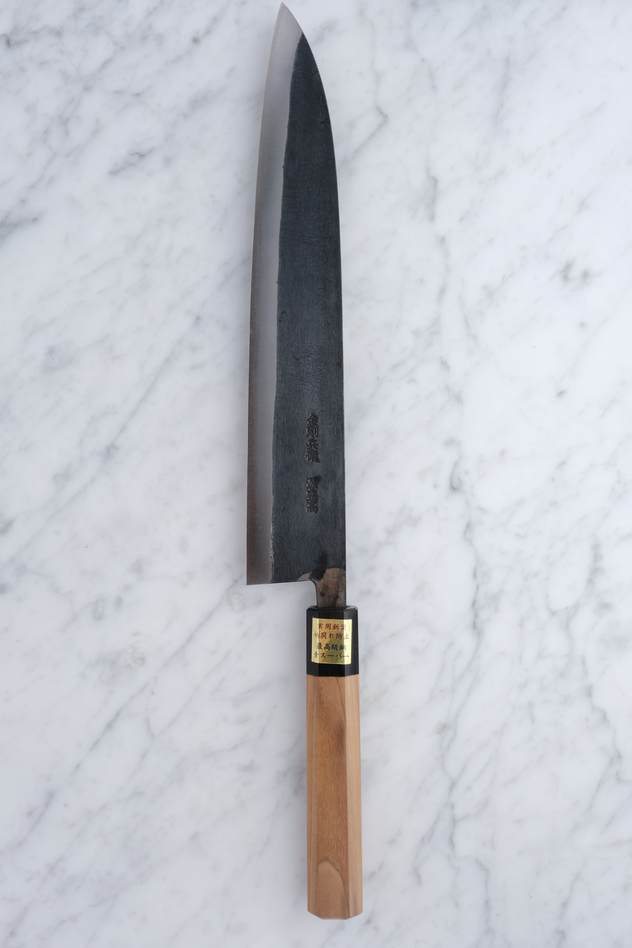 Discover the Moritaka 270 mm chef's knife with Aogami-Super blade