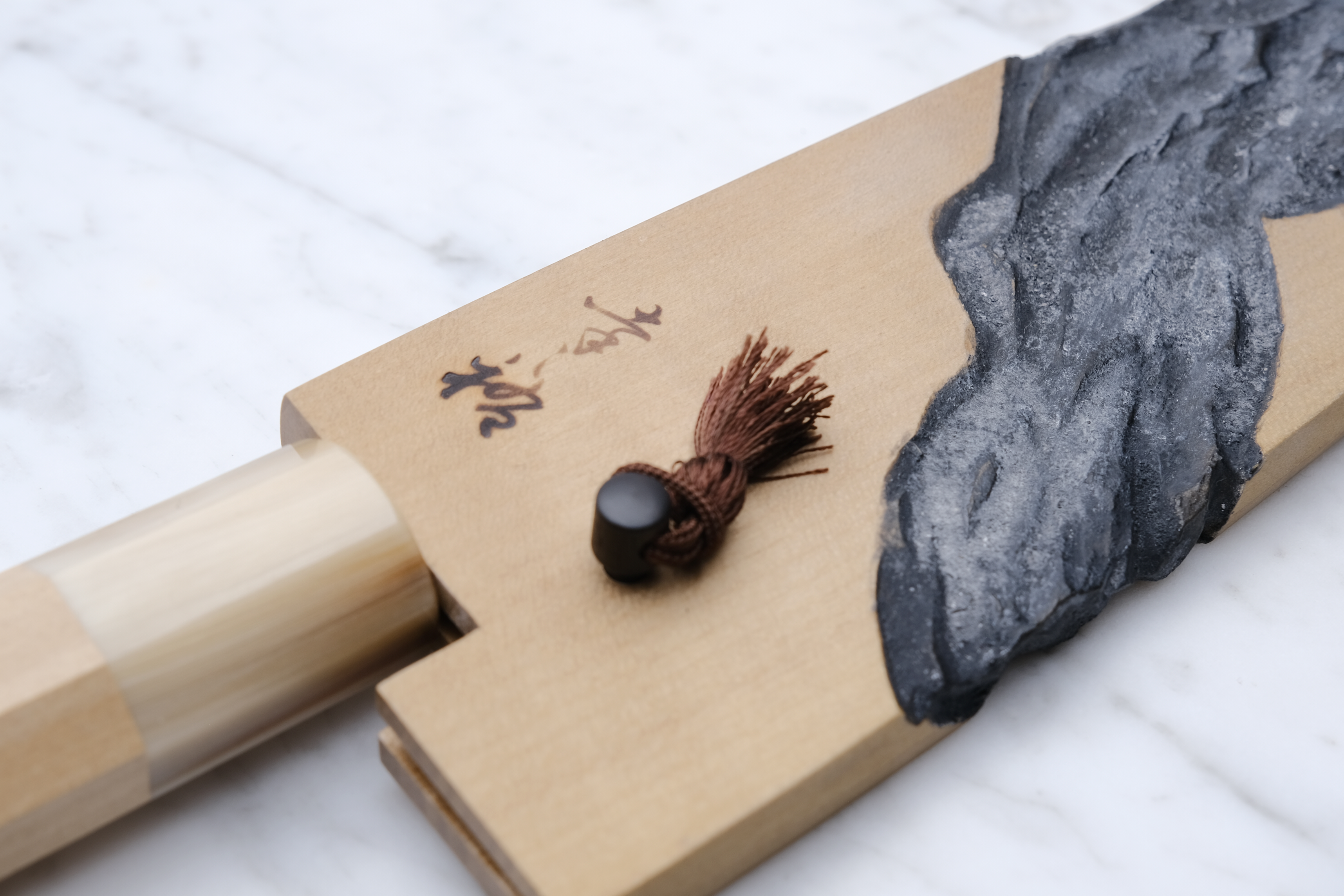 Konosuke HD2 225 mm Gyuto - Ho Wood & Marble Ferrule