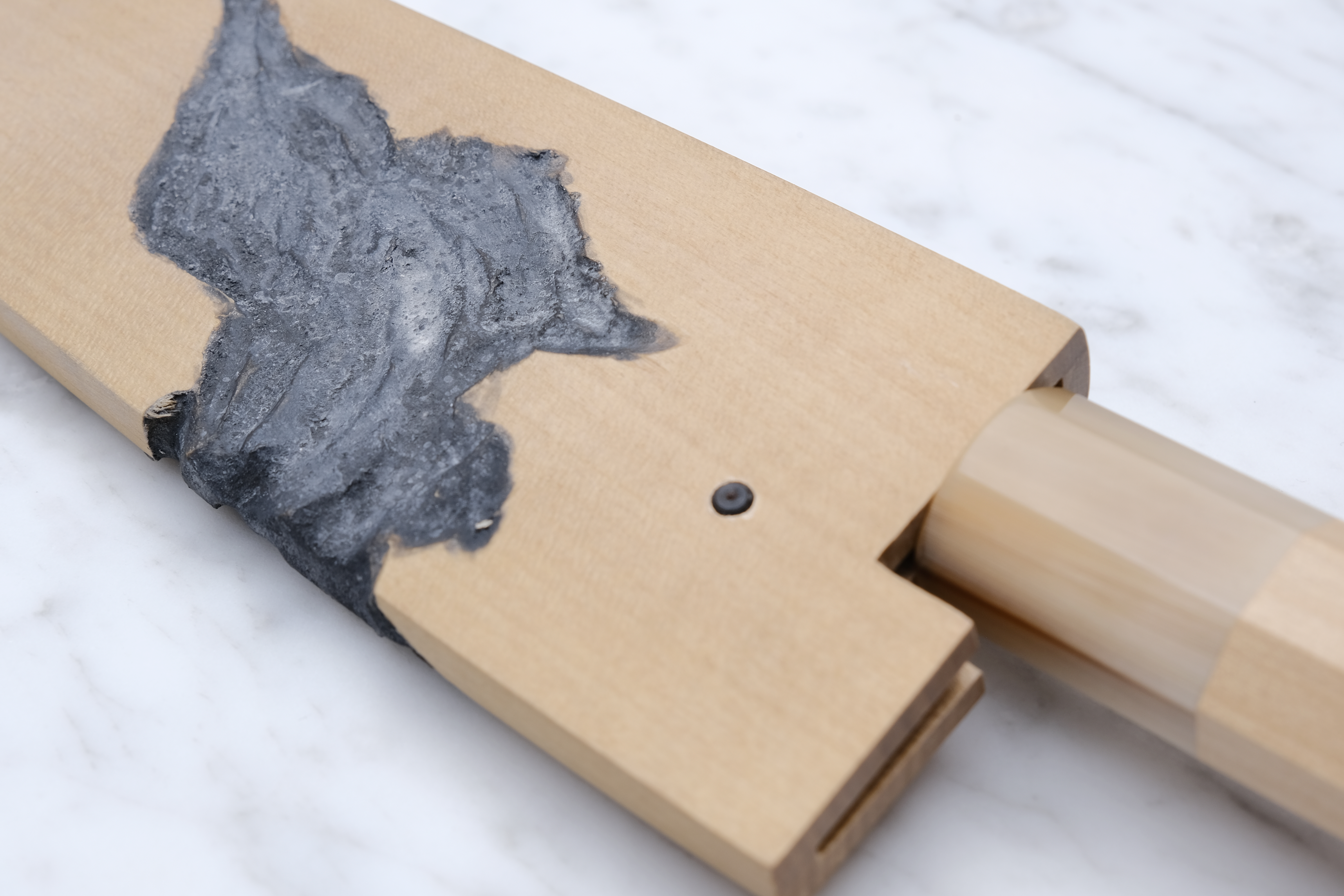Konosuke HD2 225 mm Gyuto - Ho Wood & Marble Ferrule