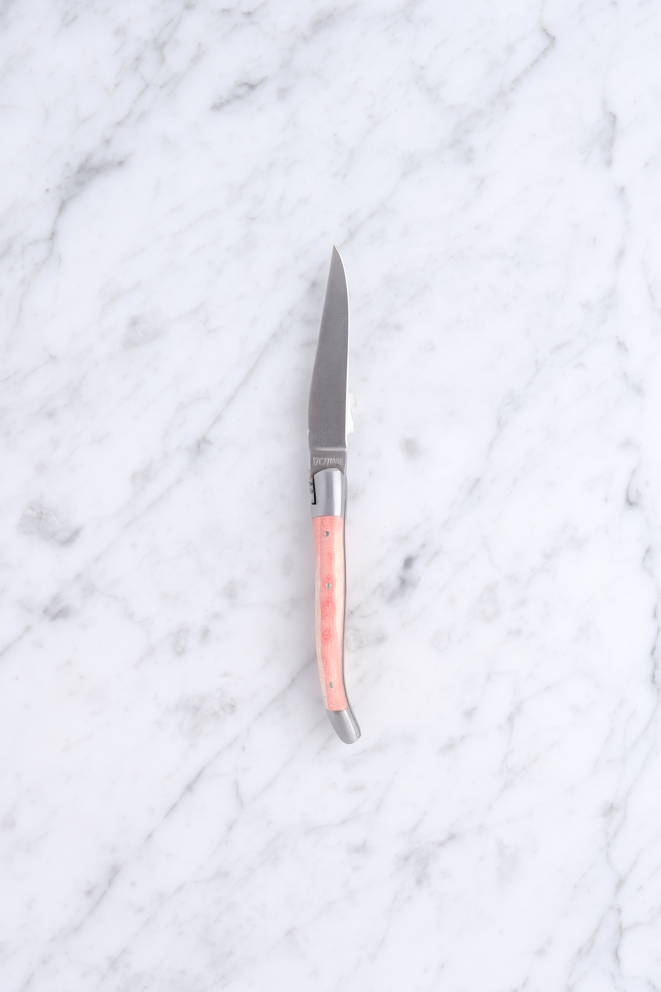 Laguiole Foldekniv 10cm - Rød Ahorn