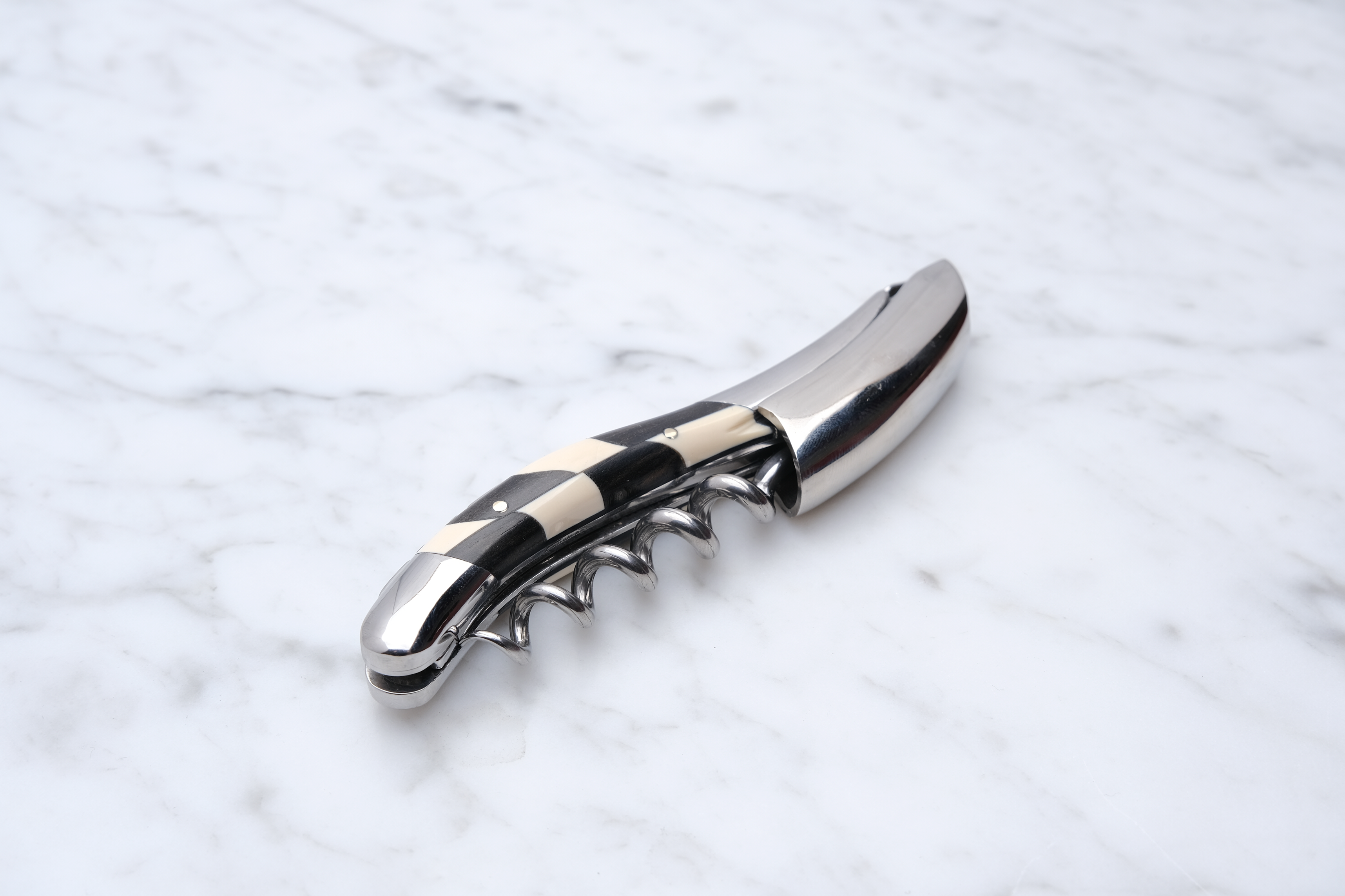 Corkscrew - Ebony and Mammoth Ivory