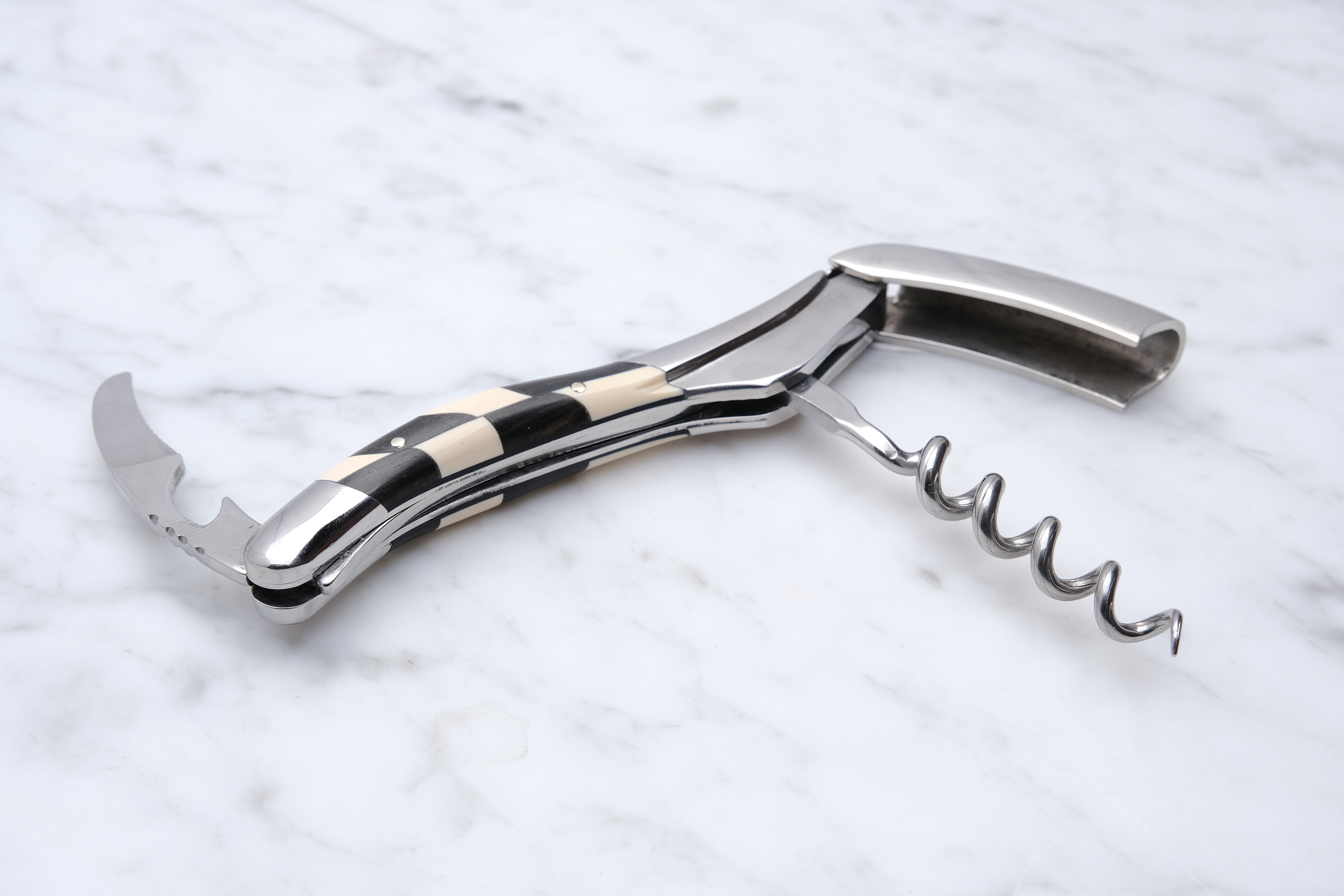 Corkscrew - Ebony and Mammoth Ivory
