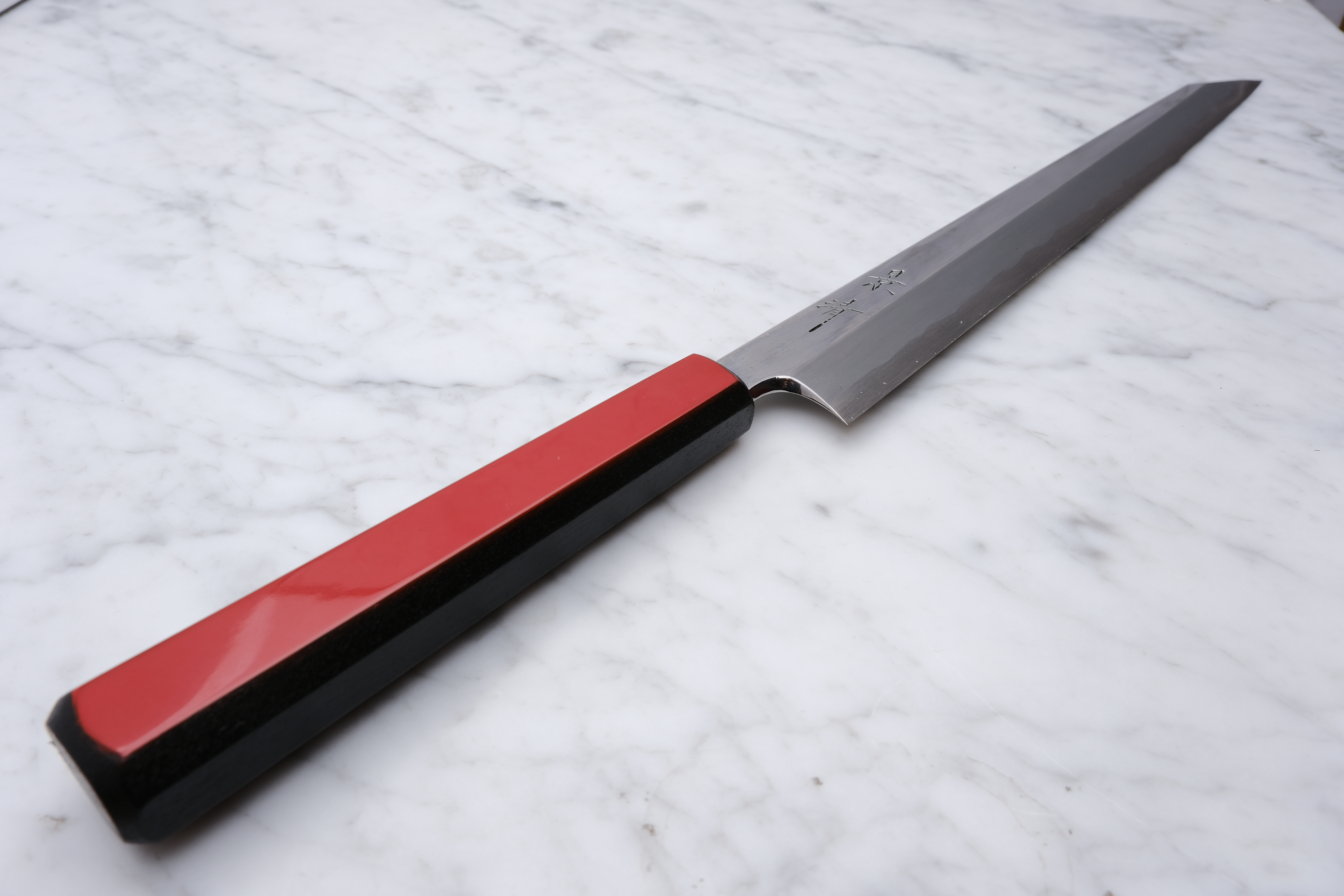 Kagekiyo - White#1 Mirror Finish 300mm Kiritsuke Yanagiba - Urushi