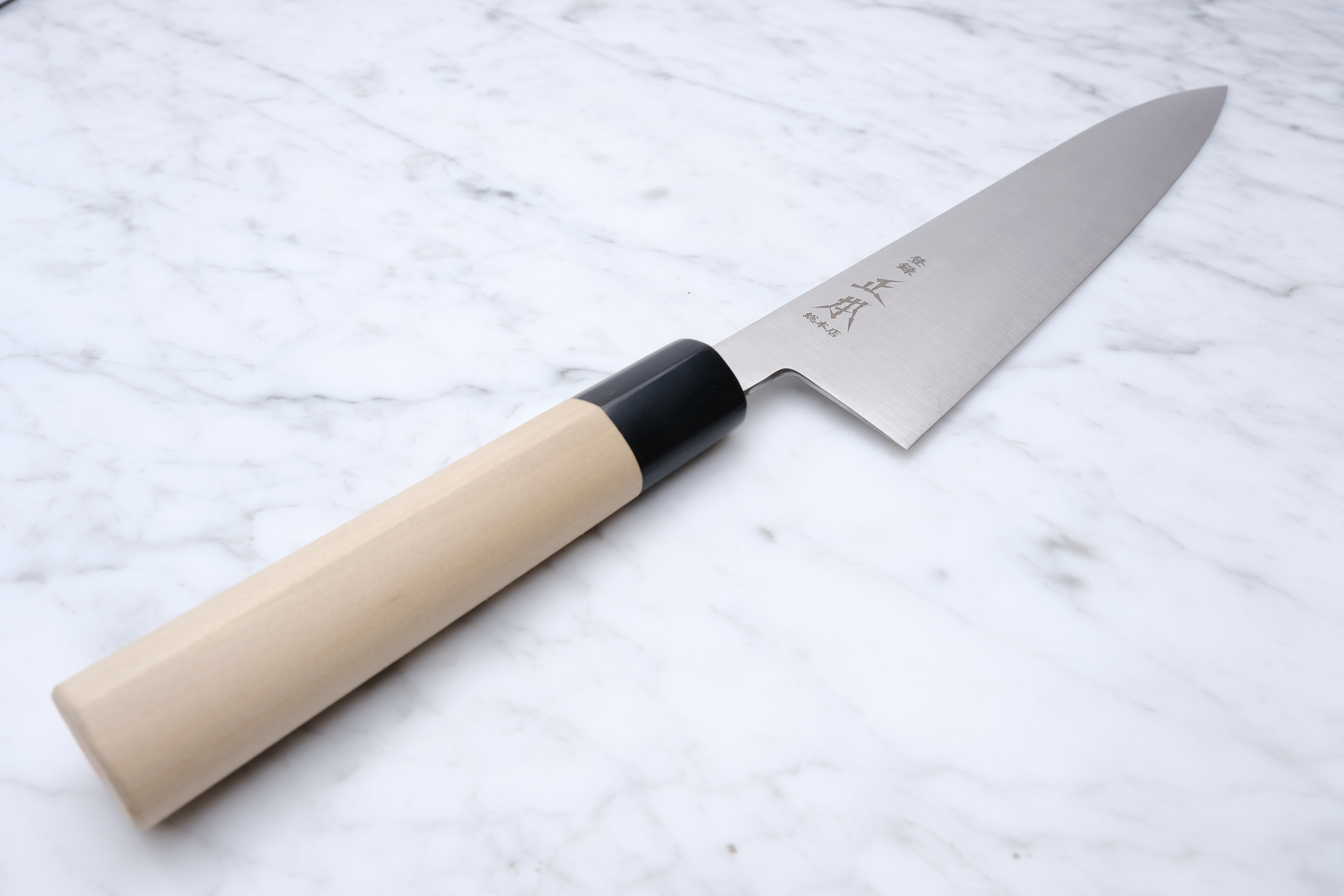 Masamoto Sohonten KS 210 mm Gyuto - Shirogami 2