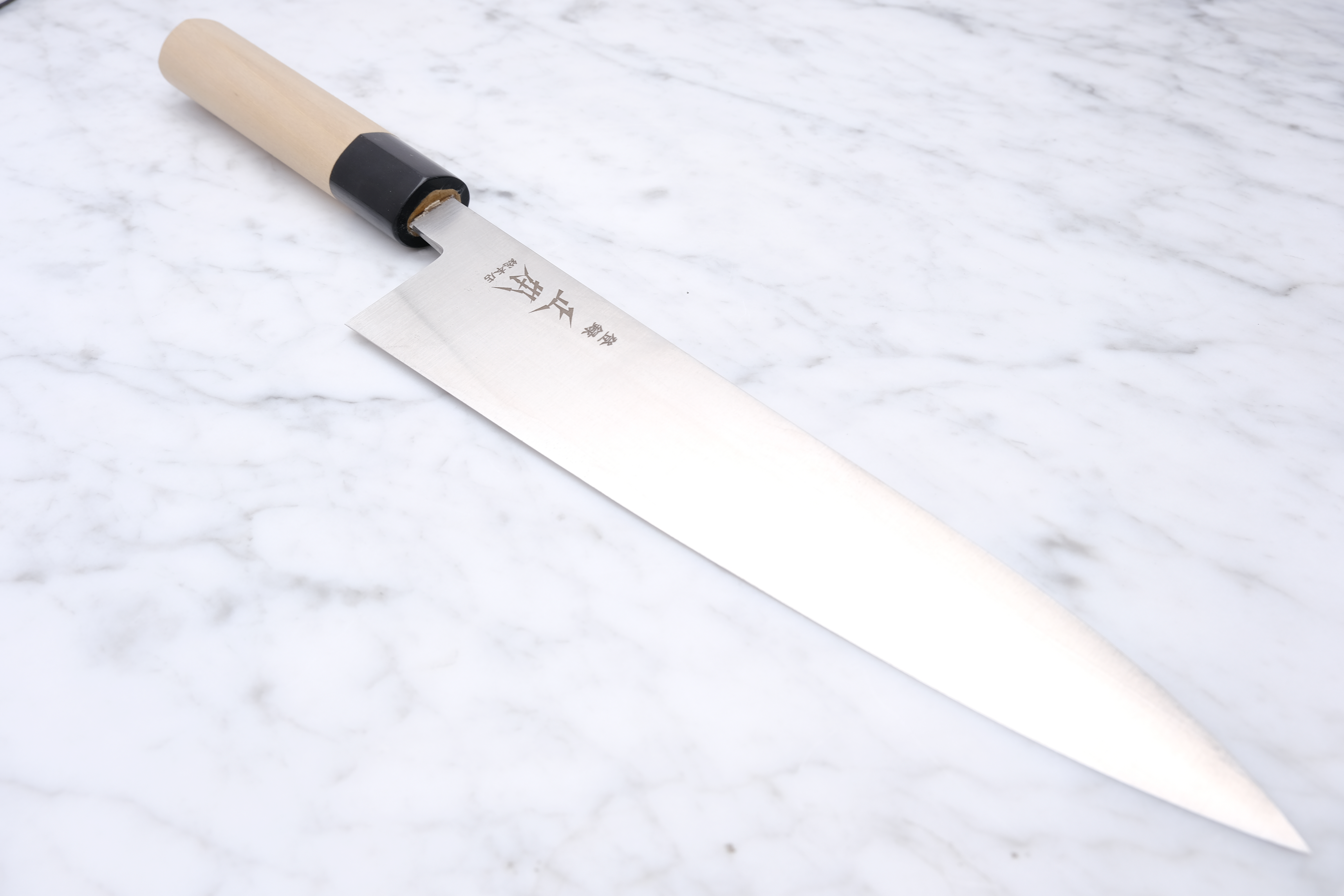 Masamoto Sohonten KS 210 mm Gyuto - Shirogami 2