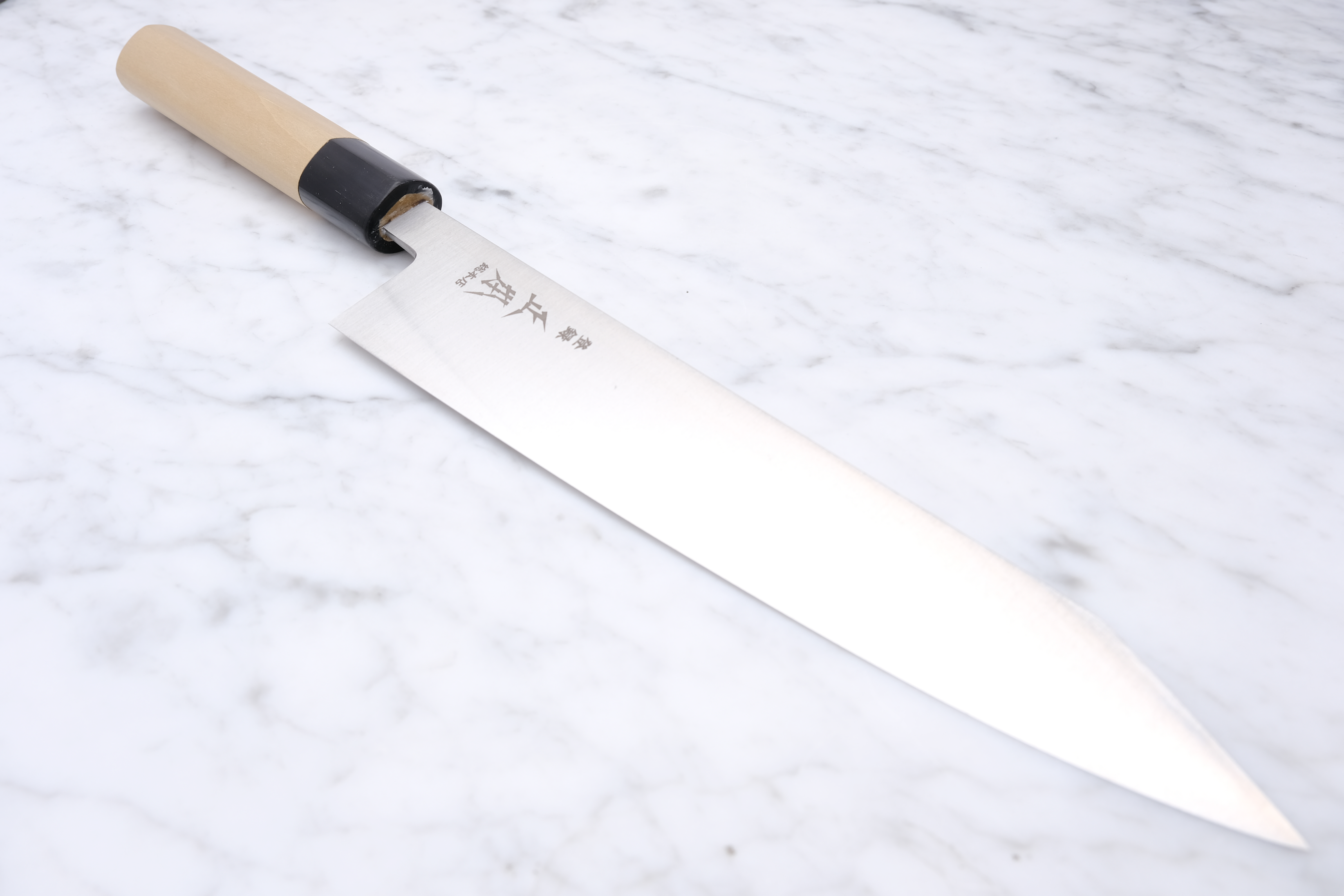 Masamoto Sohonten KS 210 mm Kiritsuke Gyuto - Shirogami 2