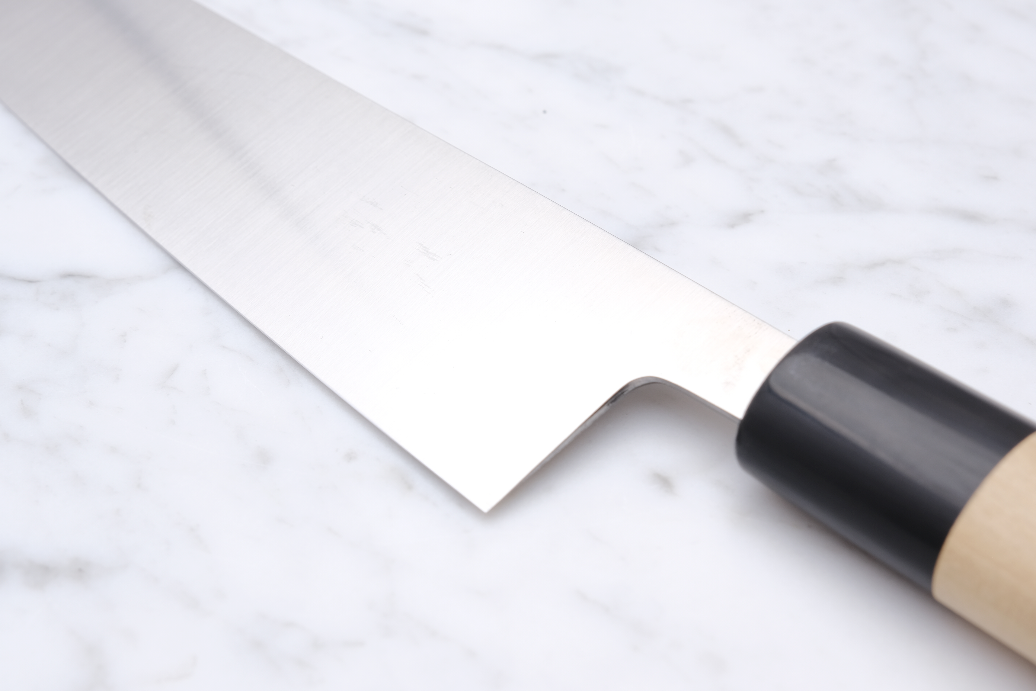 Masamoto Sohonten KS 210 mm Kiritsuke Gyuto - Shirogami 2