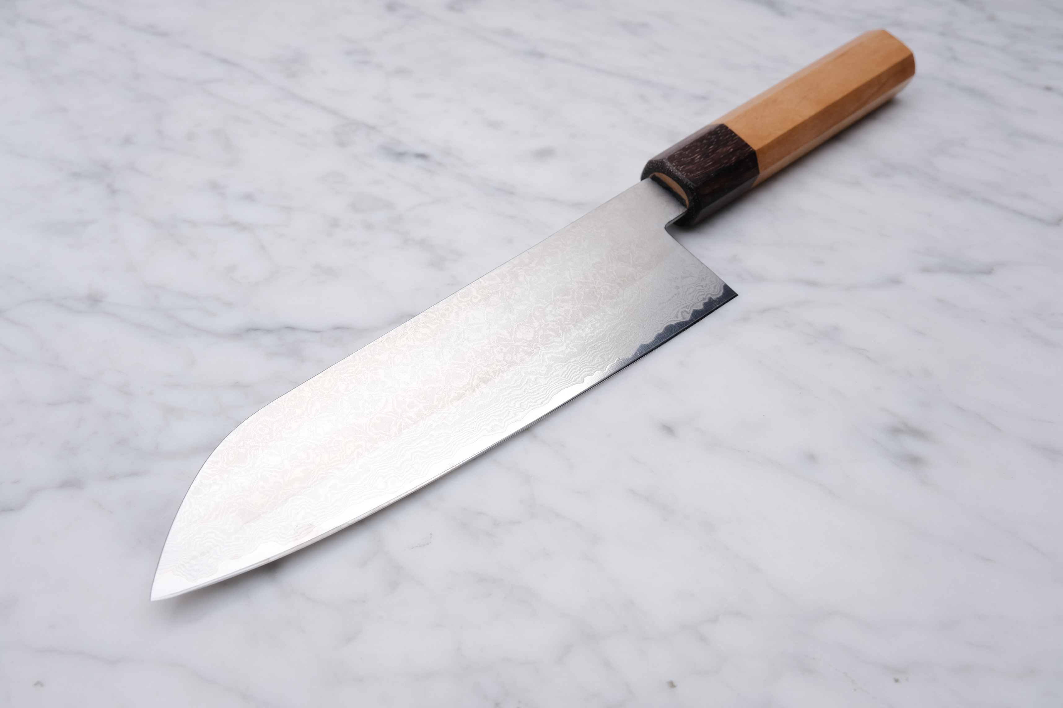 Fukube Kaji 165mm Santoku - Damascus VG-10