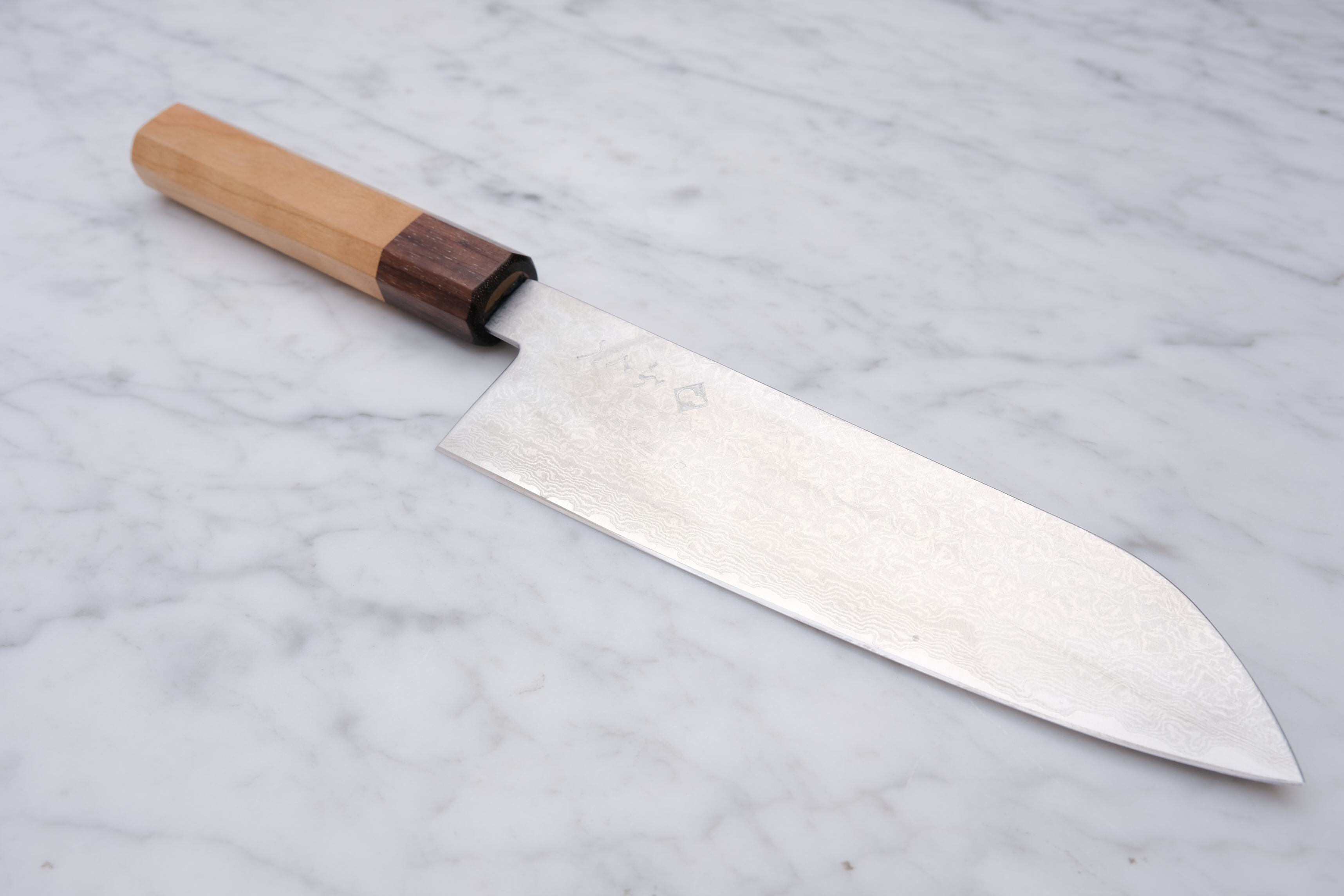 Fukube Kaji 165mm Santoku - Damascus VG-10