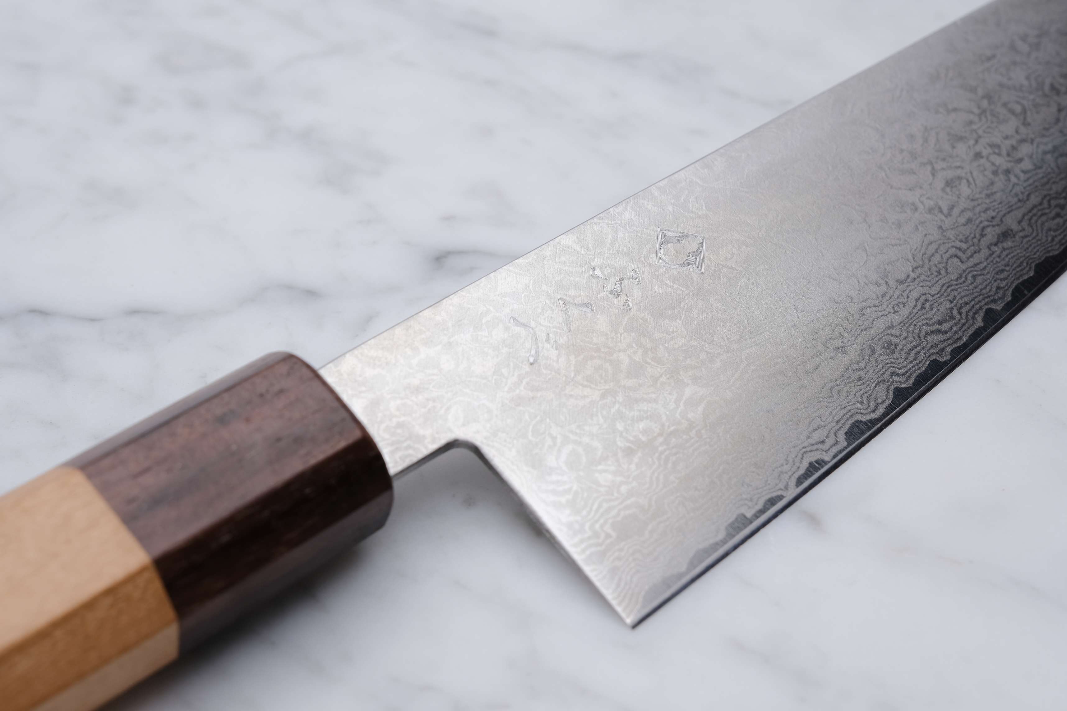 Fukube Kaji 165mm Santoku - Damascus VG-10