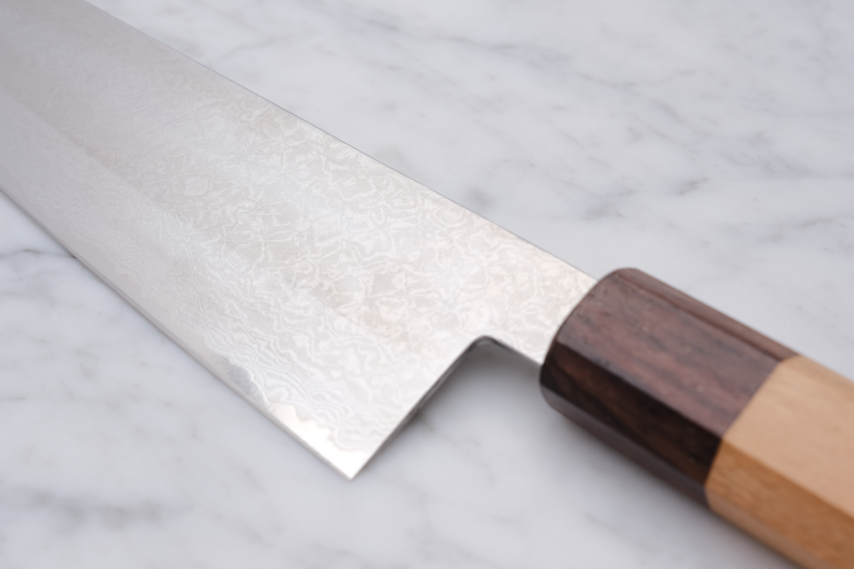 Fukube Kaji 165mm Santoku - Damascus VG-10