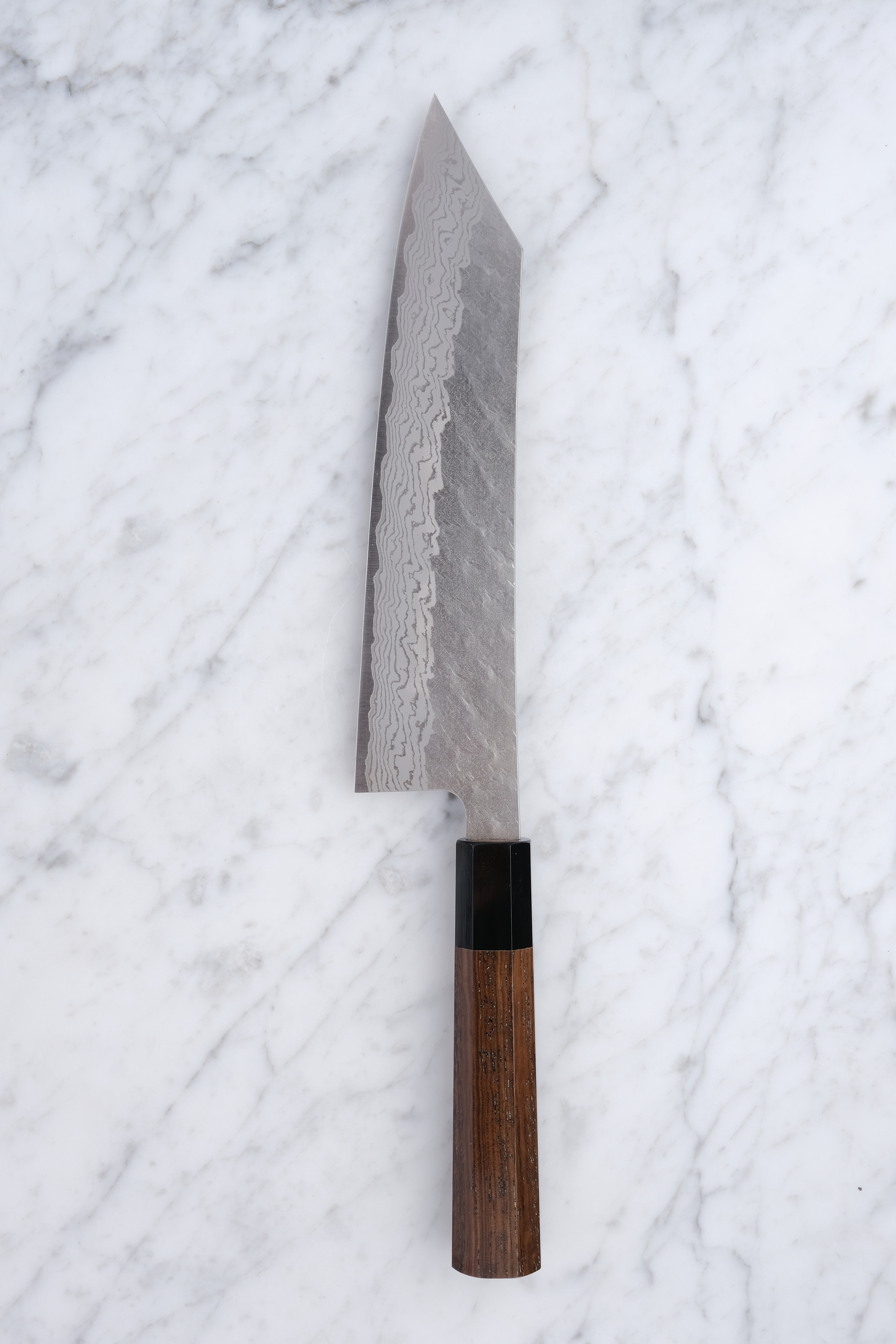 Nigara Hamono Migaki Damascus 240mm K-Tip Gyuto - VG10