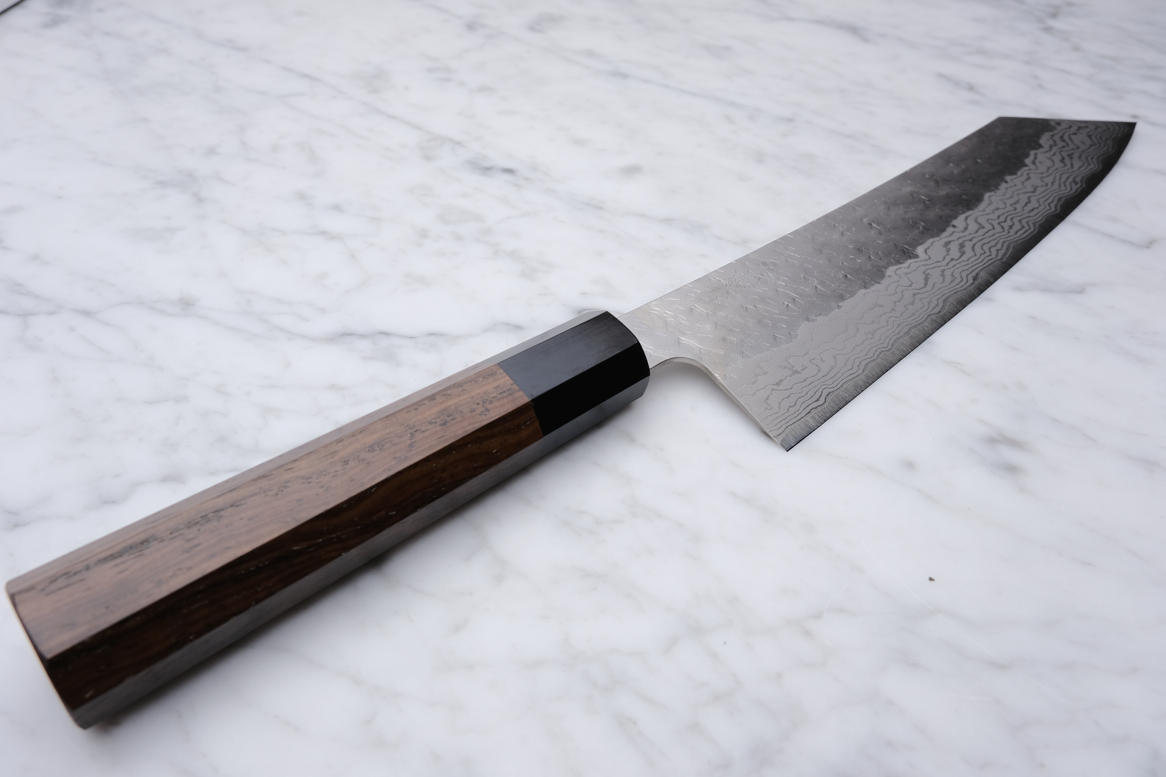 Nigara Hamono Migaki Damascus 240mm K-Tip Gyuto - VG10