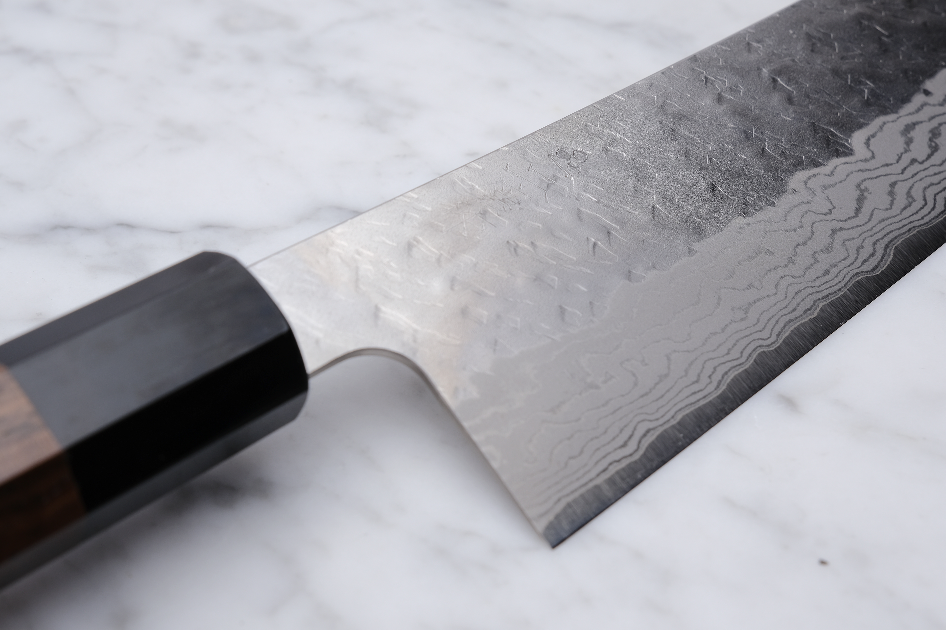 Nigara Hamono Migaki Damascus 240mm K-Tip Gyuto - VG10