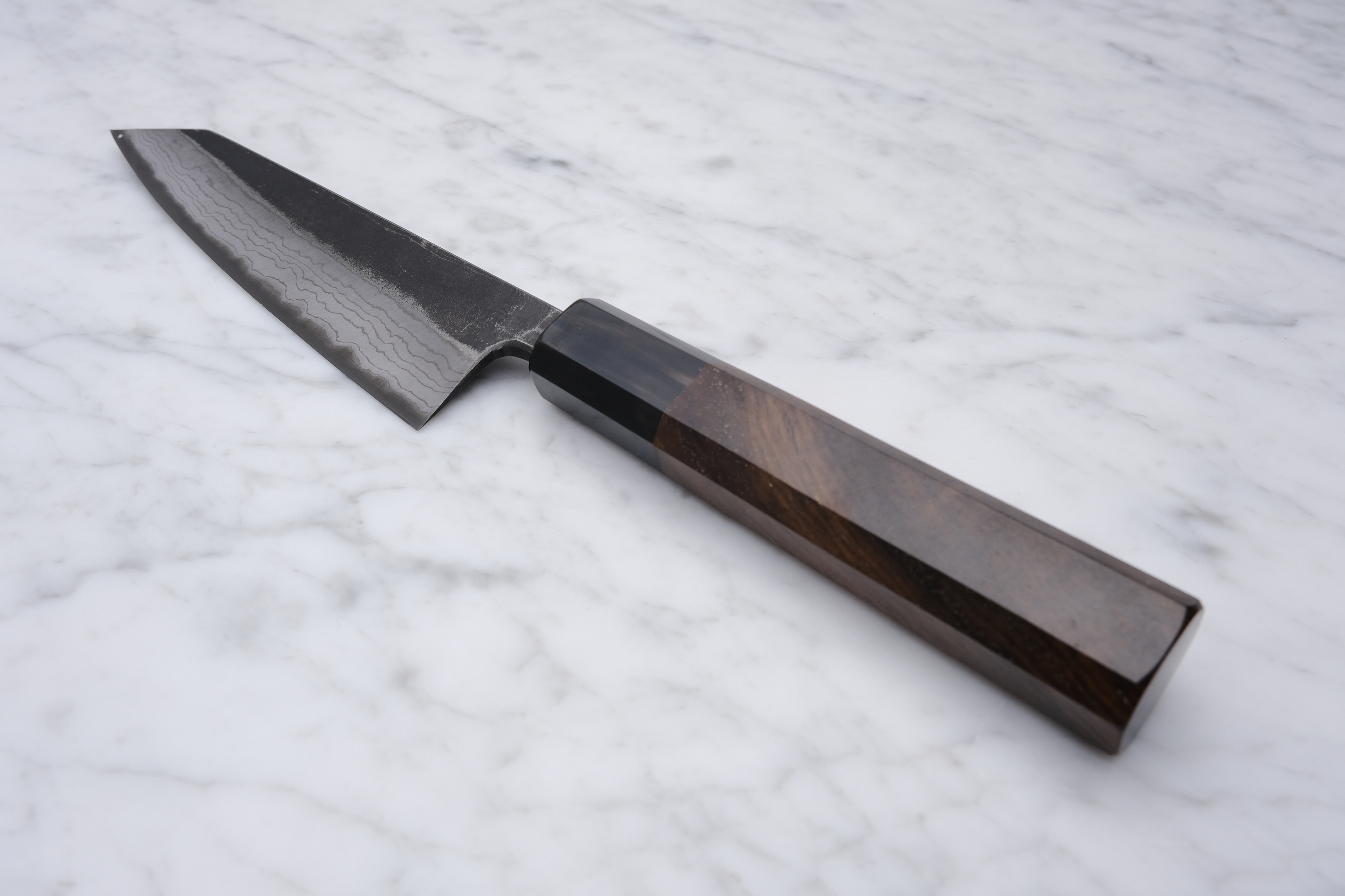 Hatsukokoro Kumokage 145 mm Honesuki - Aogami 2
