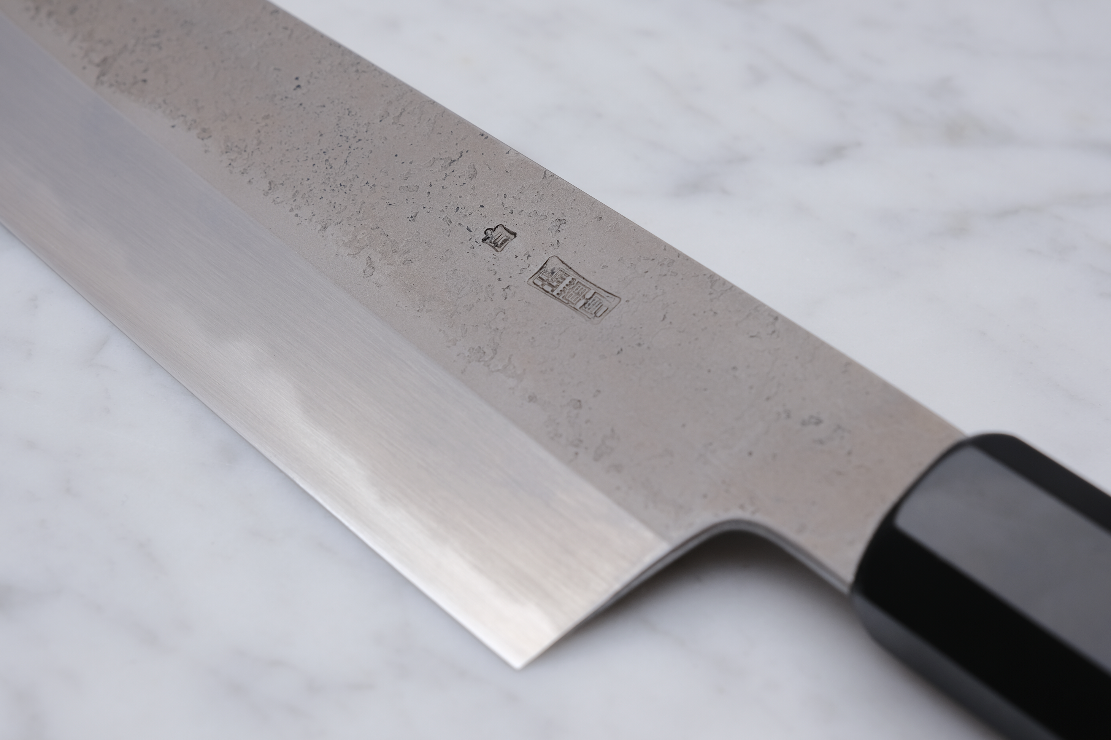 Sakai Kikumori Kikuzuki RIN 210mm. Kiritsuke Gyuto Shirogami #2