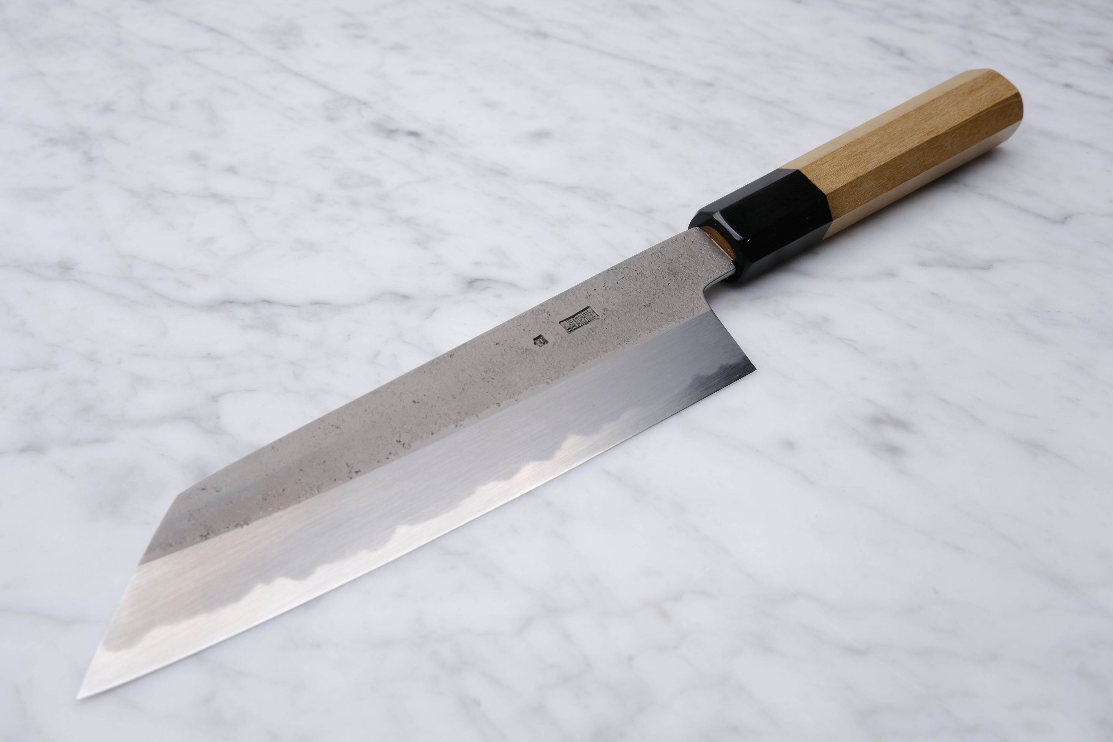 Sakai Kikumori Kikuzuki RIN 180mm. Bunka Shirogami #2