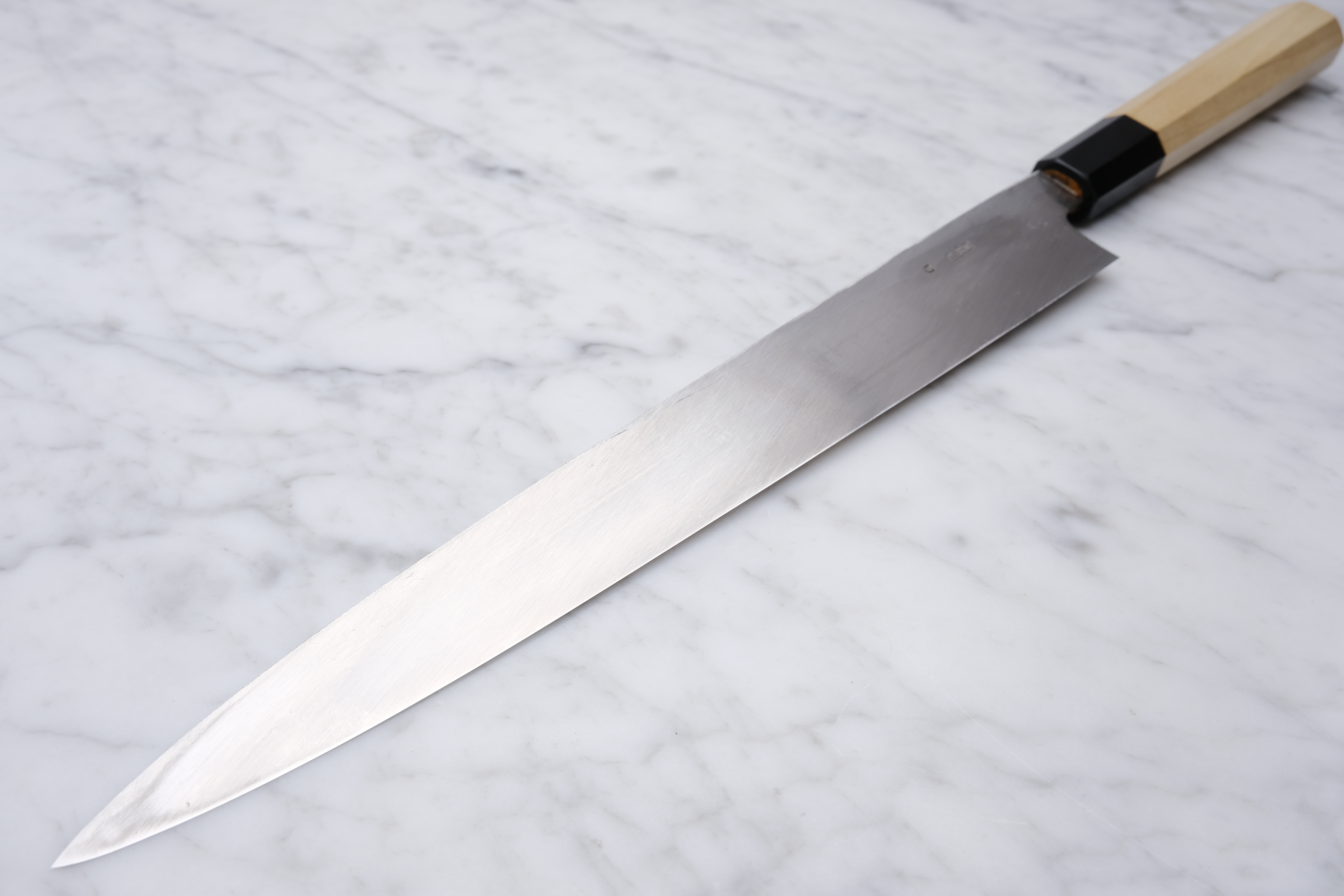 Sakai Kikumori Kikuzuki KU White 2 Yanagiba 270mm.