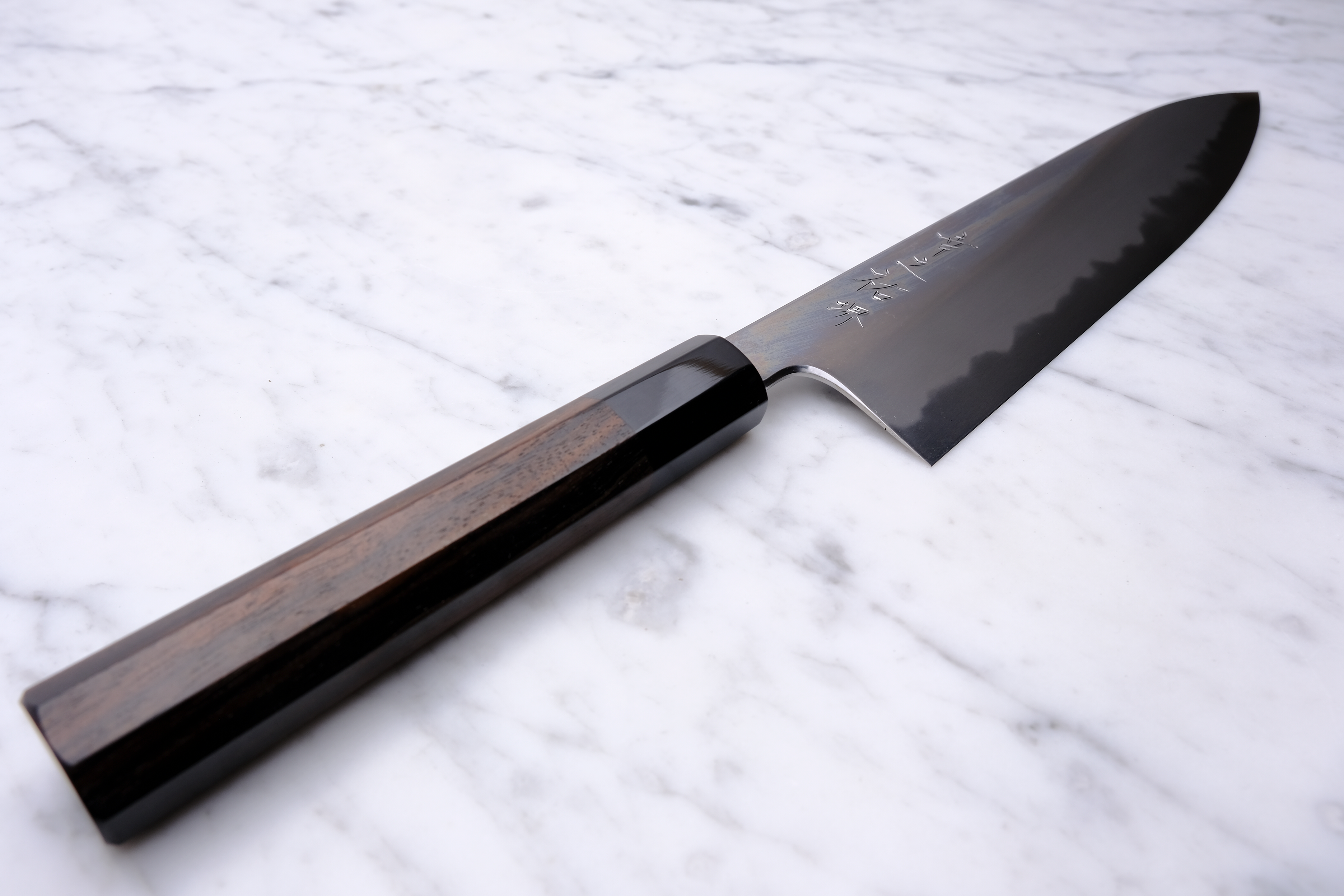 Konosuke BY 225 mm Gyuto Shirogami 2 - Ebony